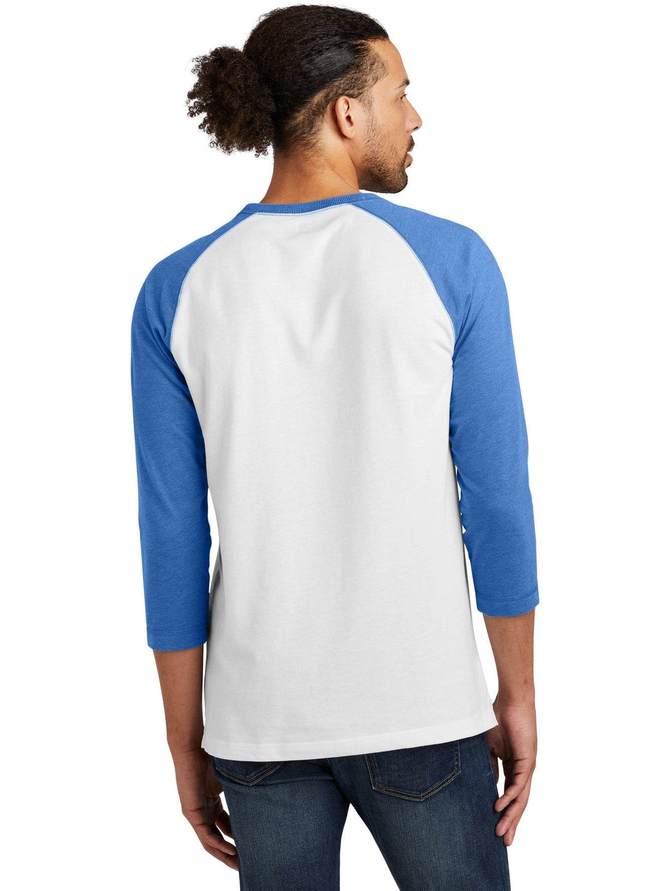 no-logo New Era Sueded Cotton 3/4-Sleeve Baseball Raglan Tee-Active-New Era-Thread Logic