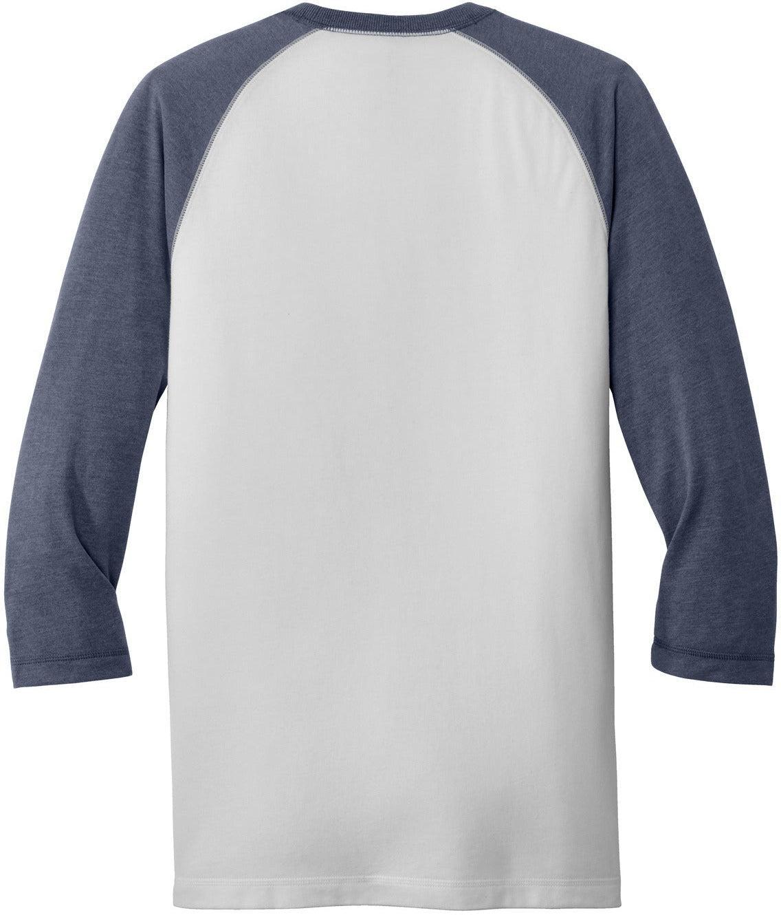 no-logo New Era Sueded Cotton 3/4-Sleeve Baseball Raglan Tee-Active-New Era-Thread Logic