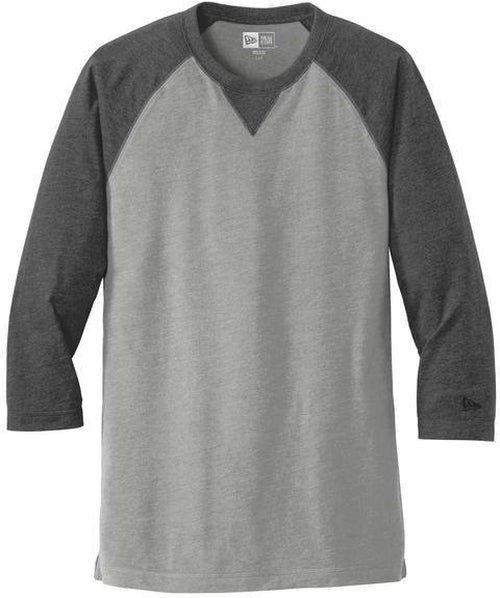 New Era Sueded Cotton 3/4-Sleeve Baseball Raglan Tee