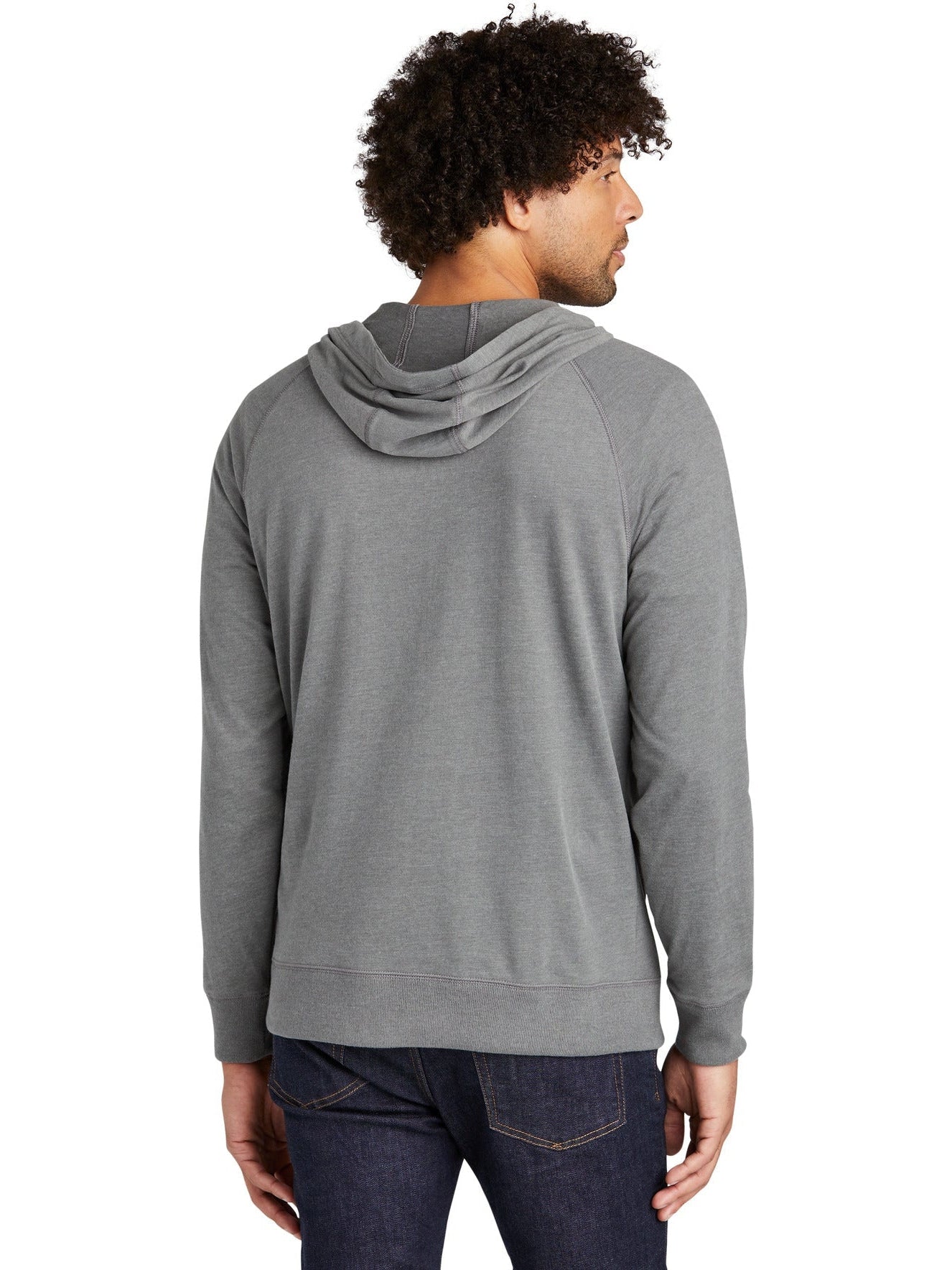 no-logo New Era Sueded Cotton Full-Zip Hoodie-Regular-New Era-Thread Logic