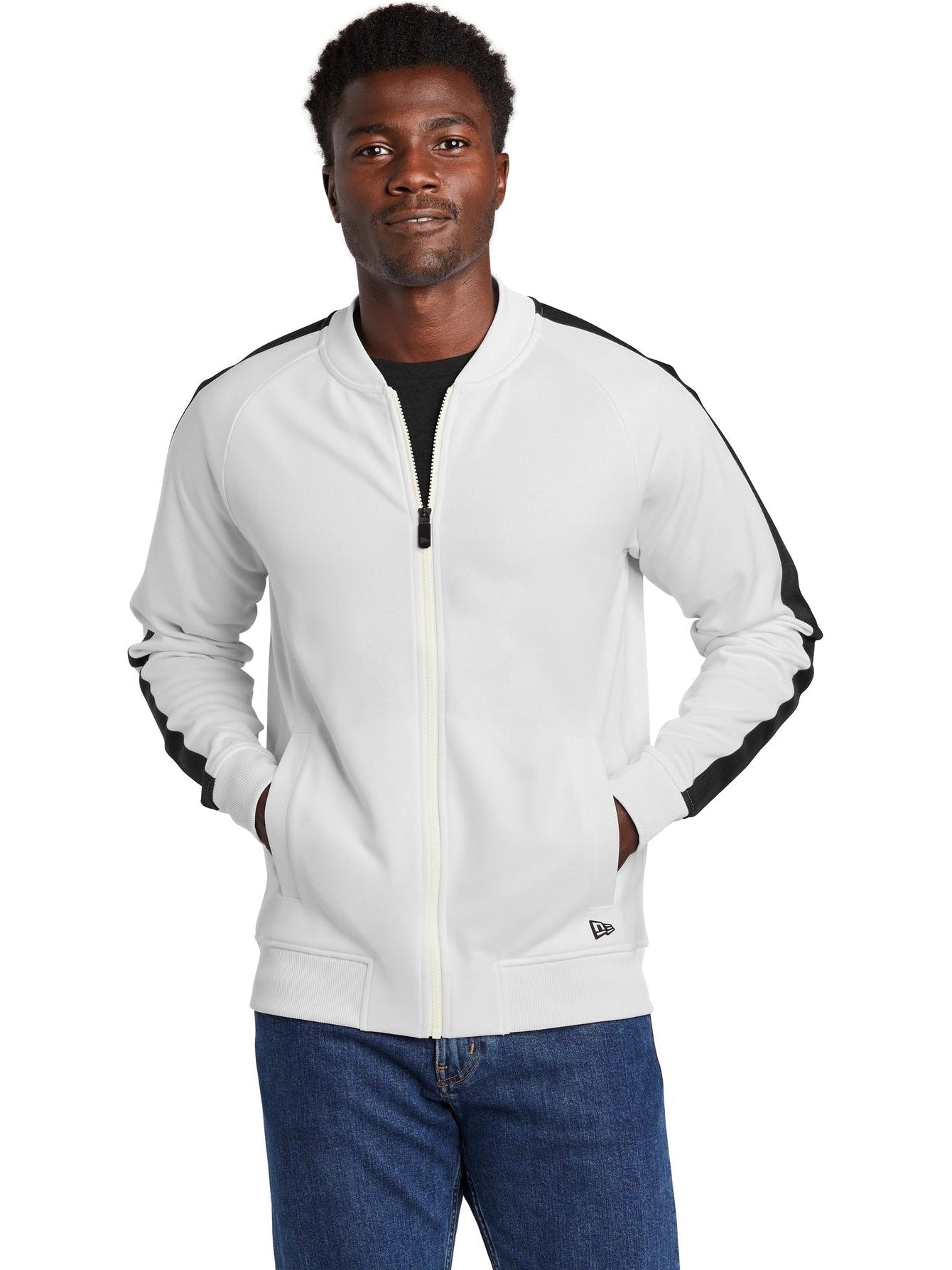 no-logo New Era Track Jacket-Regular-New Era-Thread Logic