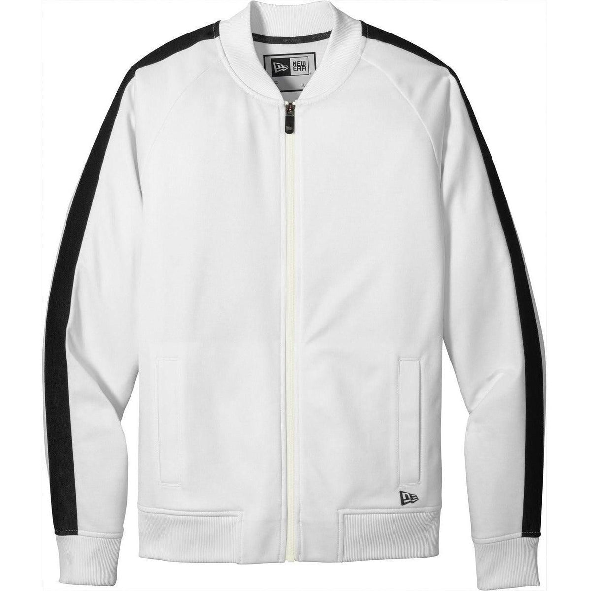 no-logo New Era Track Jacket-Active-New Era-White/Black-S-Thread Logic