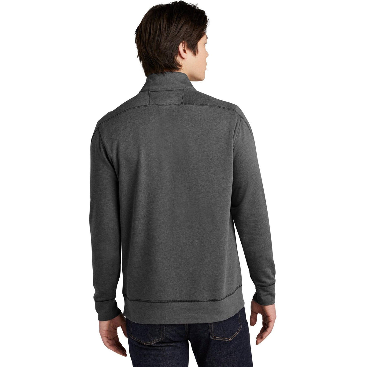 no-logo New Era Tri-Blend Fleece 1/4-Zip Pullover-Quarter Zips-New Era-Thread Logic
