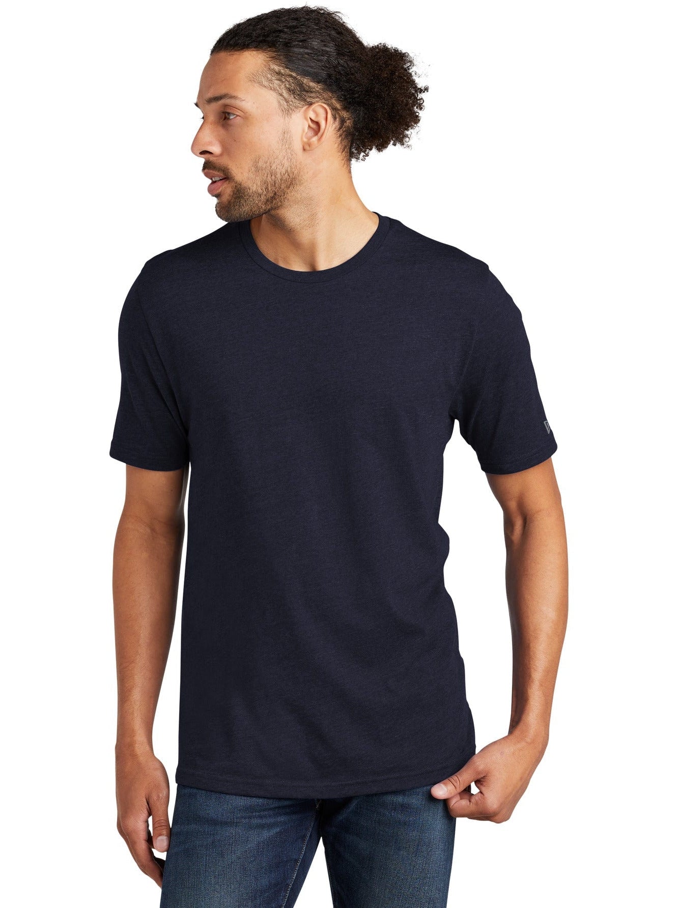 no-logo New Era Tri-Blend Tee-Regular-New Era-Thread Logic