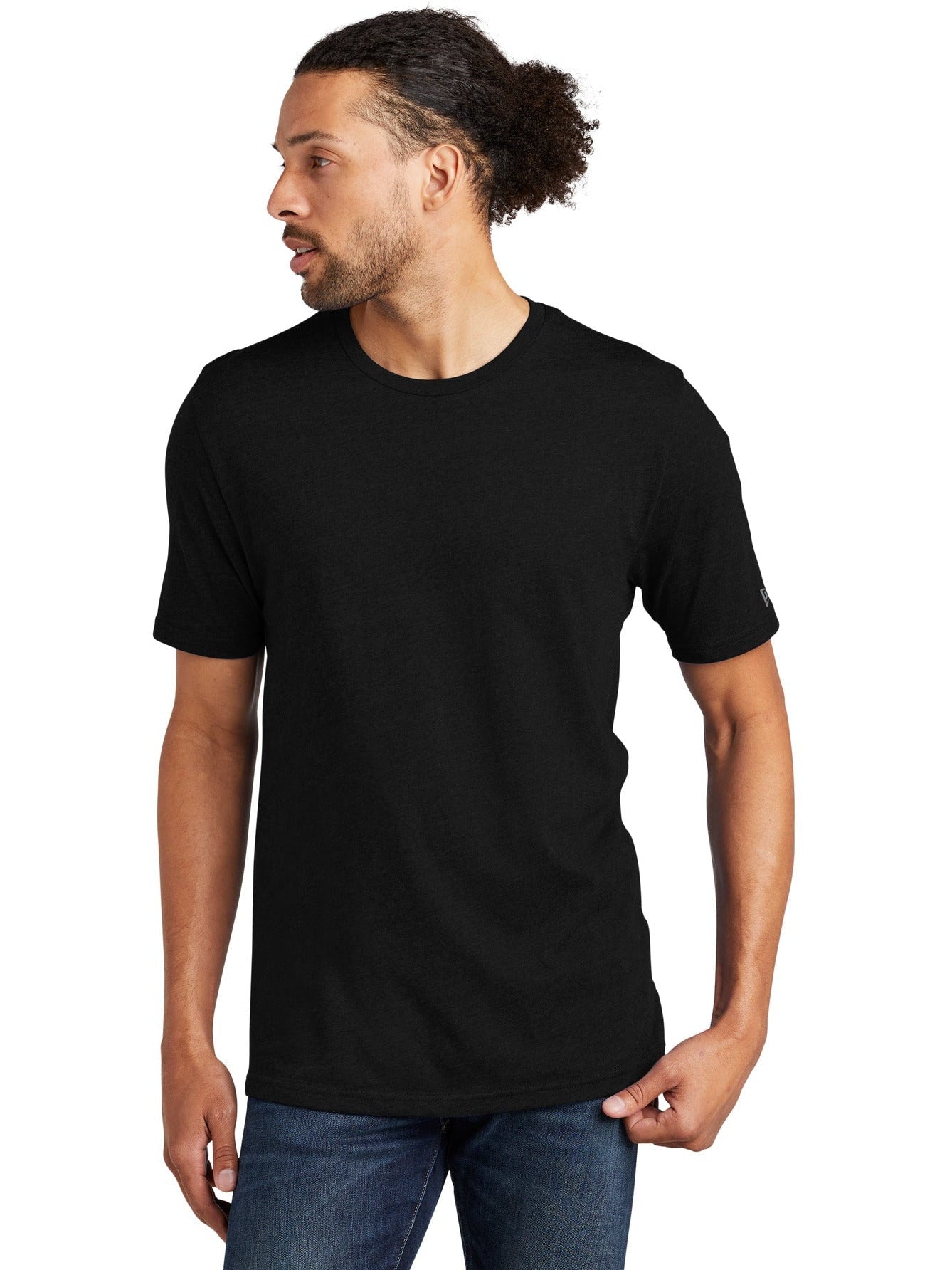 no-logo New Era Tri-Blend Tee-Regular-New Era-Thread Logic