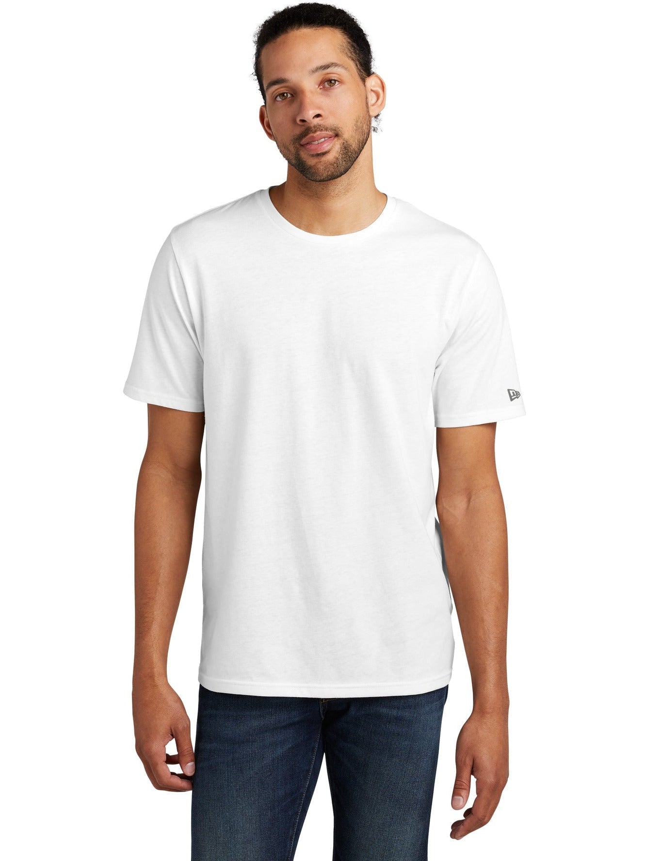 no-logo New Era Tri-Blend Tee-Regular-New Era-Thread Logic
