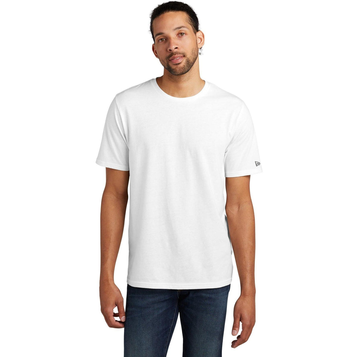 no-logo New Era Tri-Blend Tee-Regular-New Era-Thread Logic