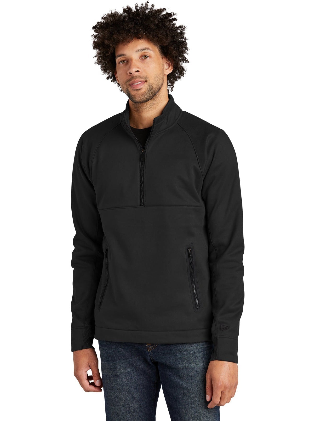 no-logo New Era Venue Fleece 1/4-Zip Pullover-Regular-New Era-Thread Logic