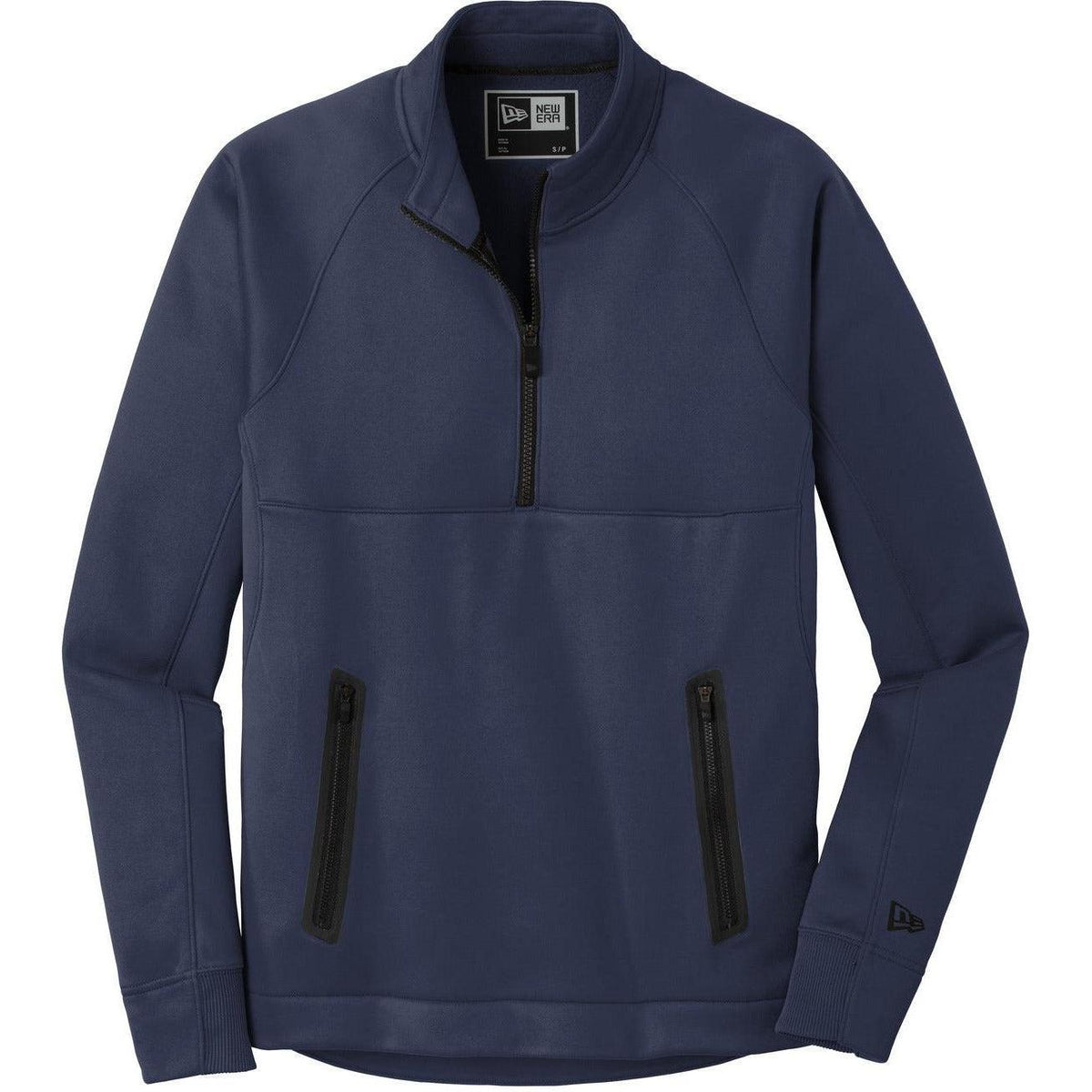 no-logo New Era Venue Fleece 1/4-Zip Pullover-Quarter Zips-New Era-True Navy-XS-Thread Logic