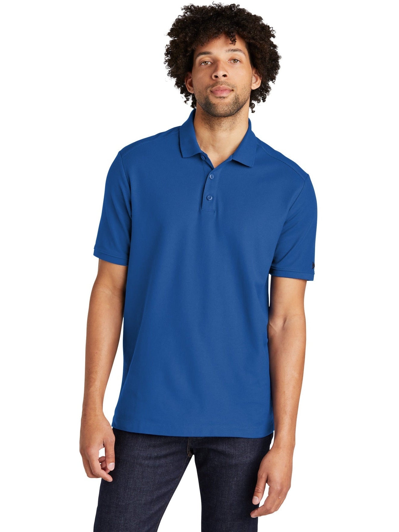 no-logo New Era Venue Home Plate Polo-Regular-New Era-Thread Logic