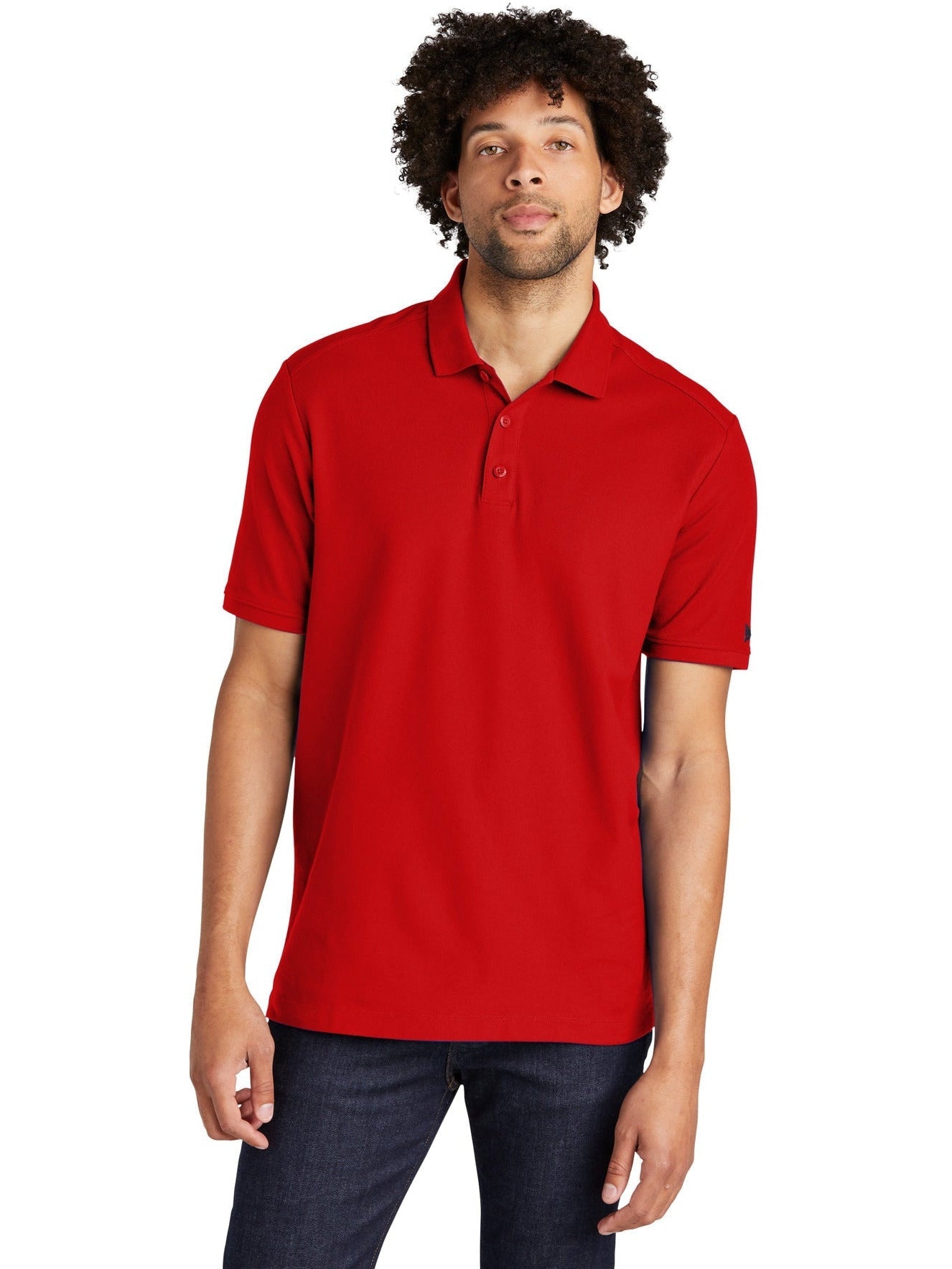 no-logo New Era Venue Home Plate Polo-Regular-New Era-Thread Logic