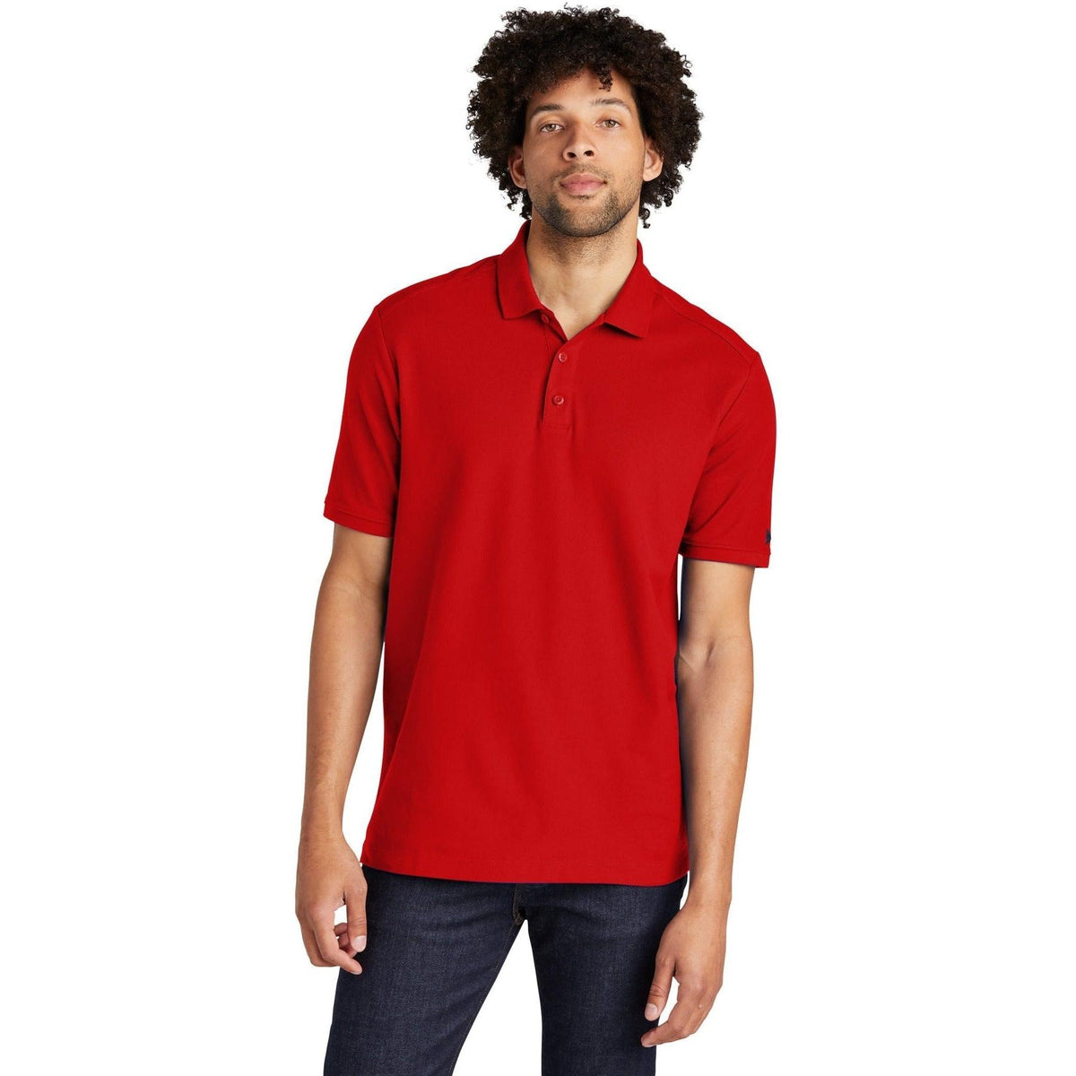 no-logo New Era Venue Home Plate Polo-Regular-New Era-Thread Logic