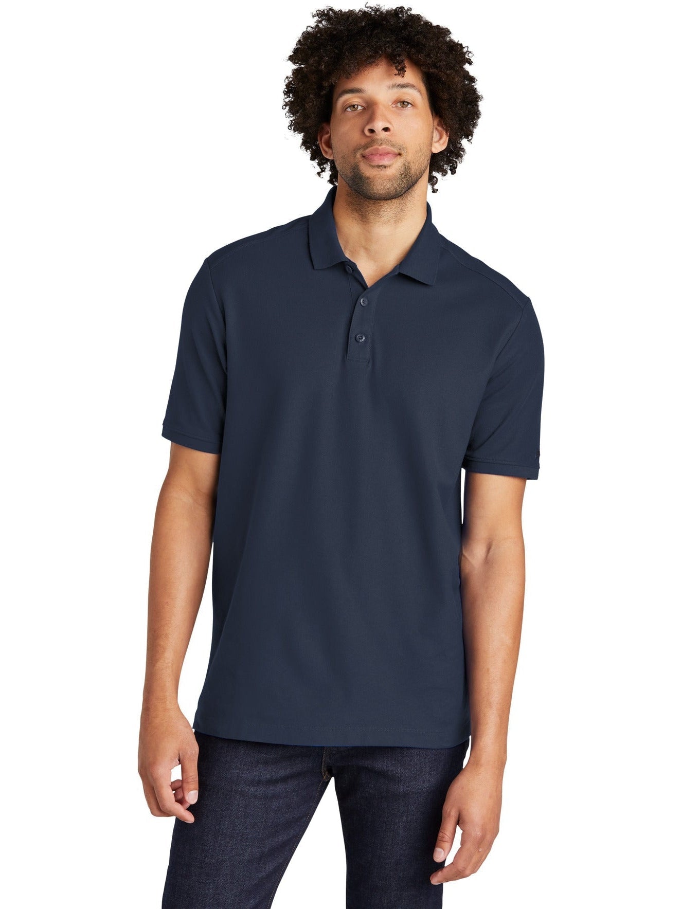 no-logo New Era Venue Home Plate Polo-Regular-New Era-Thread Logic