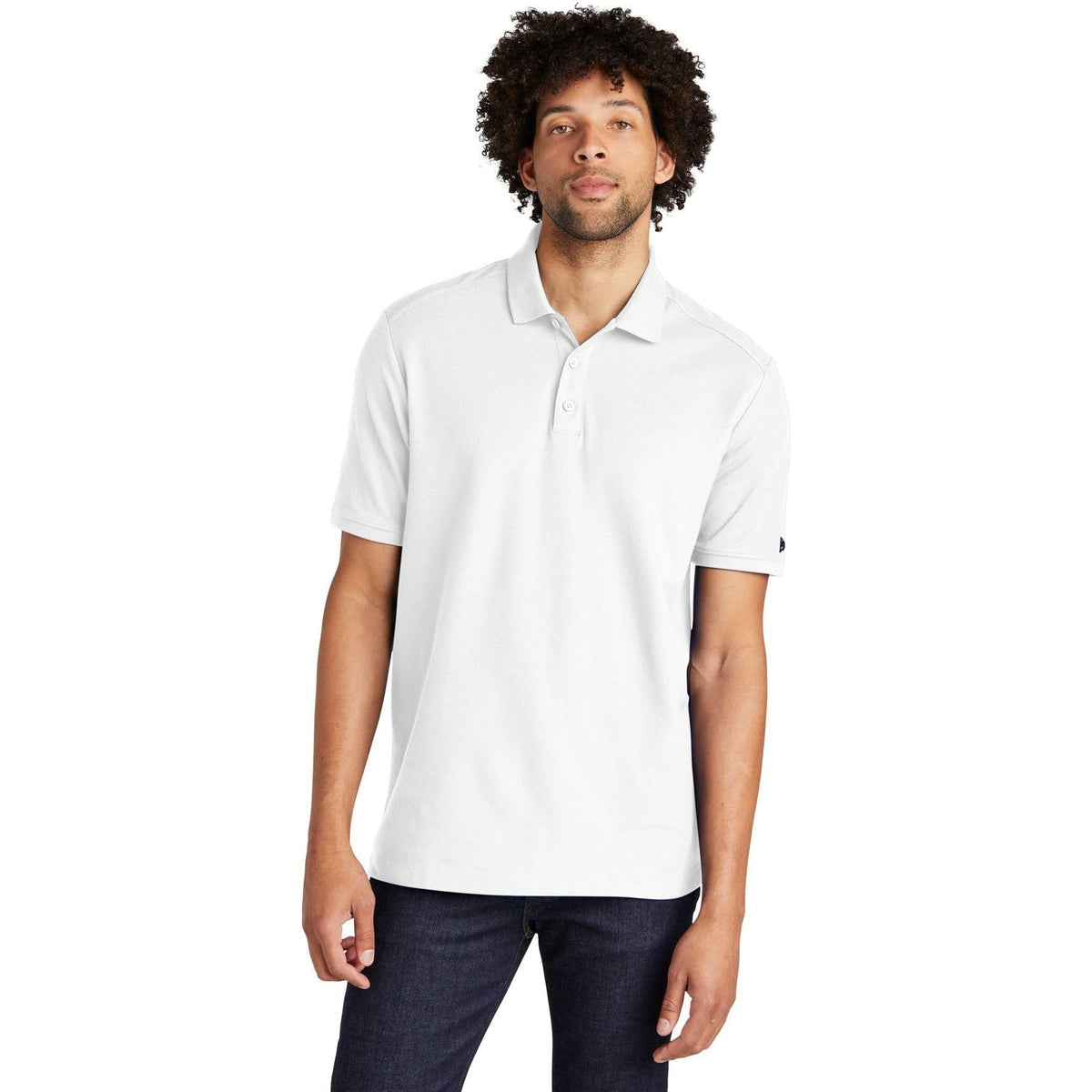 no-logo New Era Venue Home Plate Polo-Regular-New Era-Thread Logic