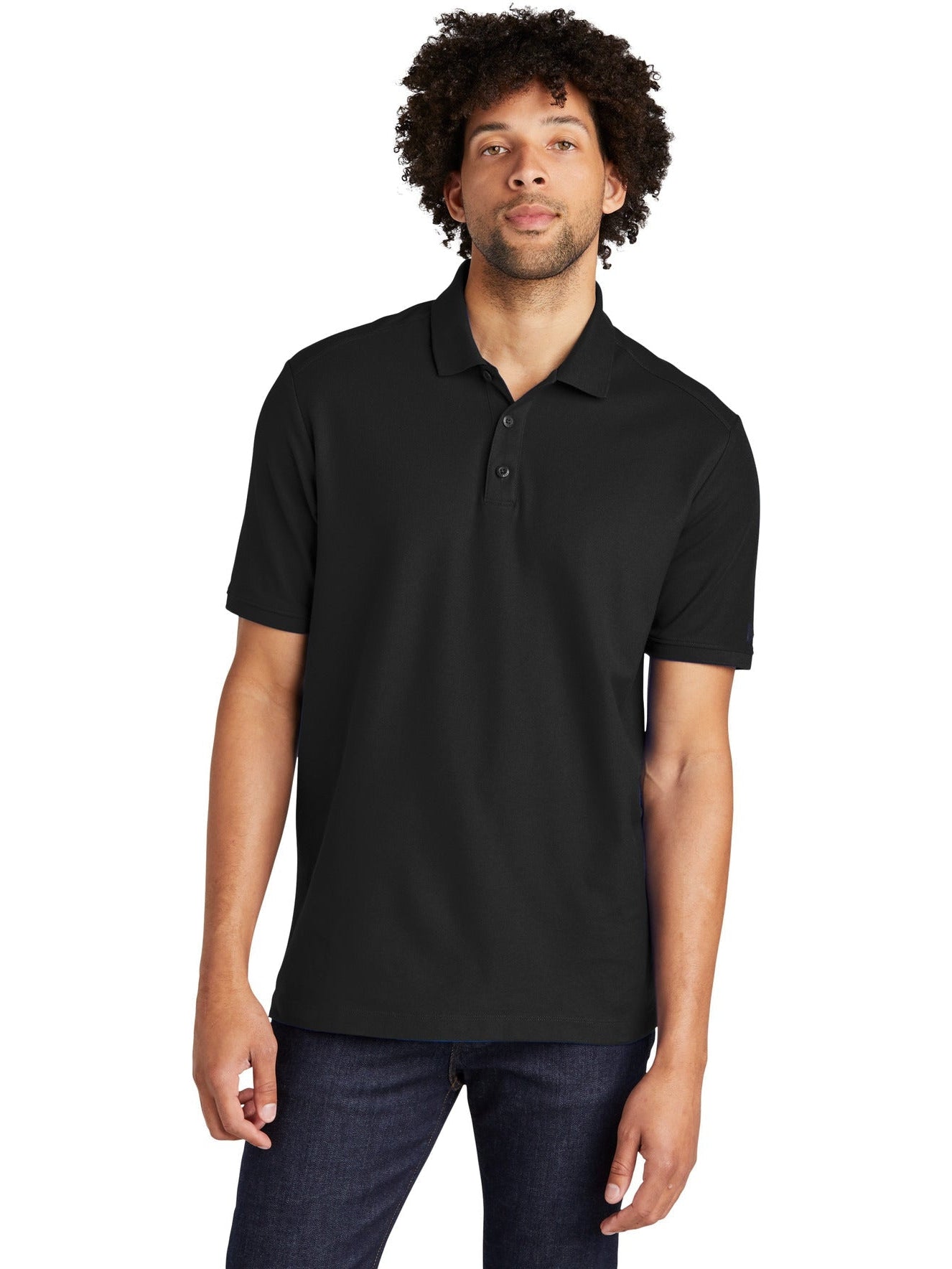 no-logo New Era Venue Home Plate Polo-Regular-New Era-Thread Logic