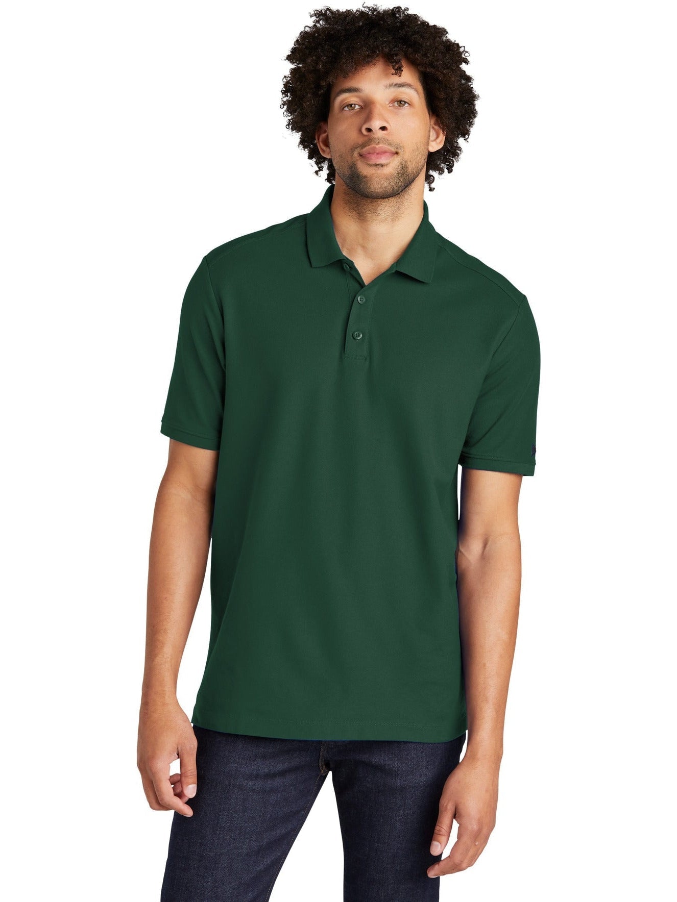 no-logo New Era Venue Home Plate Polo-Regular-New Era-Thread Logic