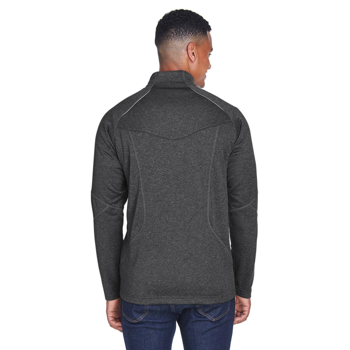 no-logo North End Catalyst Performance Fleece Quarter-Zip-Men's Layering-North End-Thread Logic