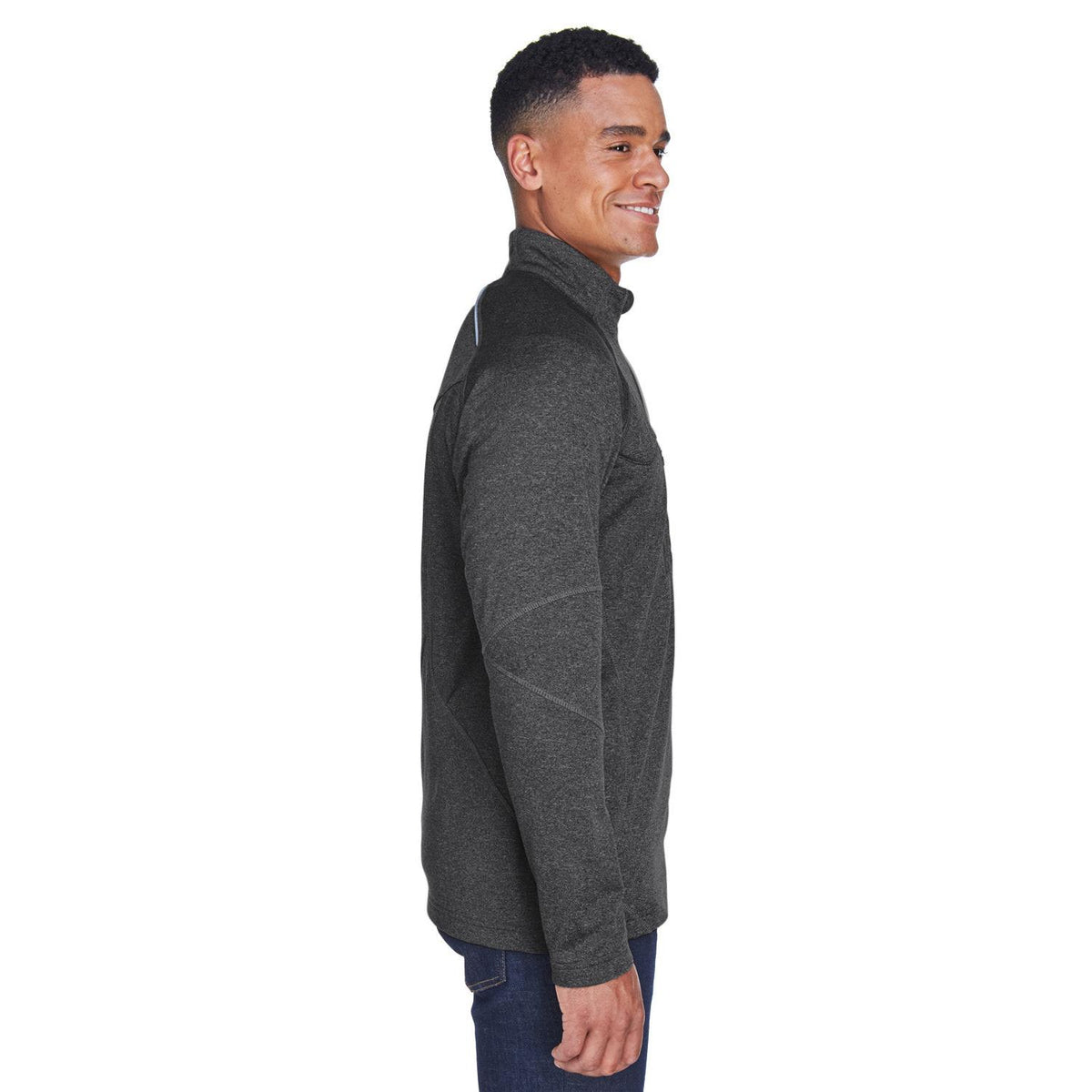 no-logo North End Catalyst Performance Fleece Quarter-Zip-Men's Layering-North End-Thread Logic