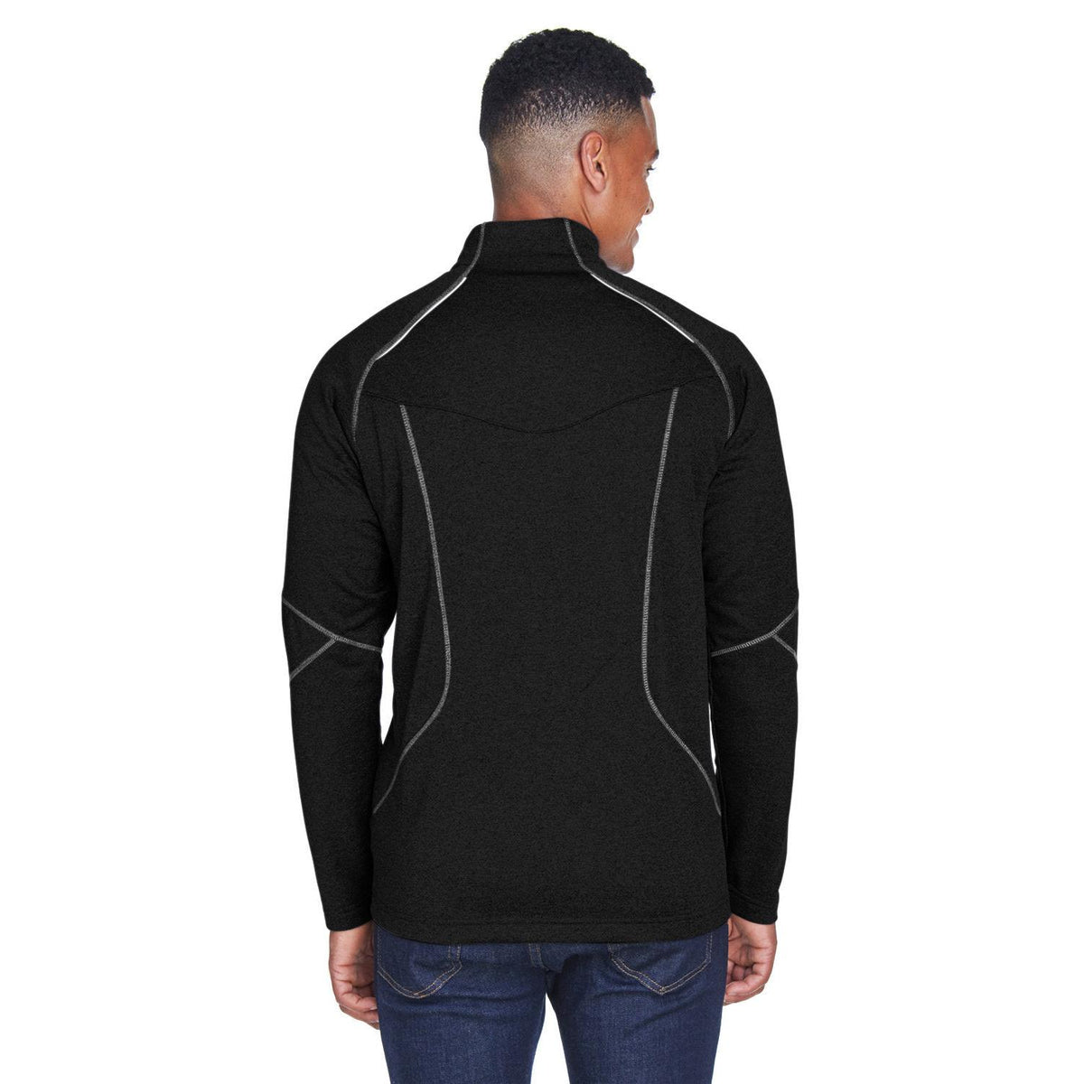 no-logo North End Catalyst Performance Fleece Quarter-Zip-Men's Layering-North End-Thread Logic