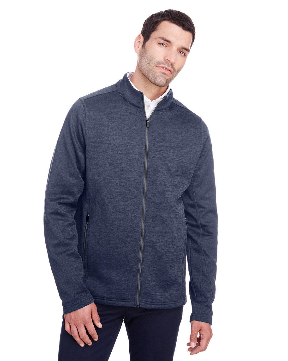 North End Flux 2.0 Full-Zip Jacket-Men's Jackets-North End-Classic Navy/Heather-S-Thread Logic