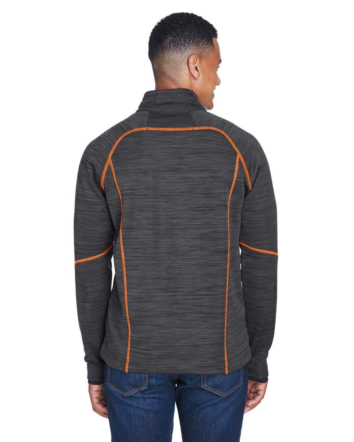 no-logo North End Flux Mélange Bonded Fleece Jacket-Men's Jackets-North End-Thread Logic