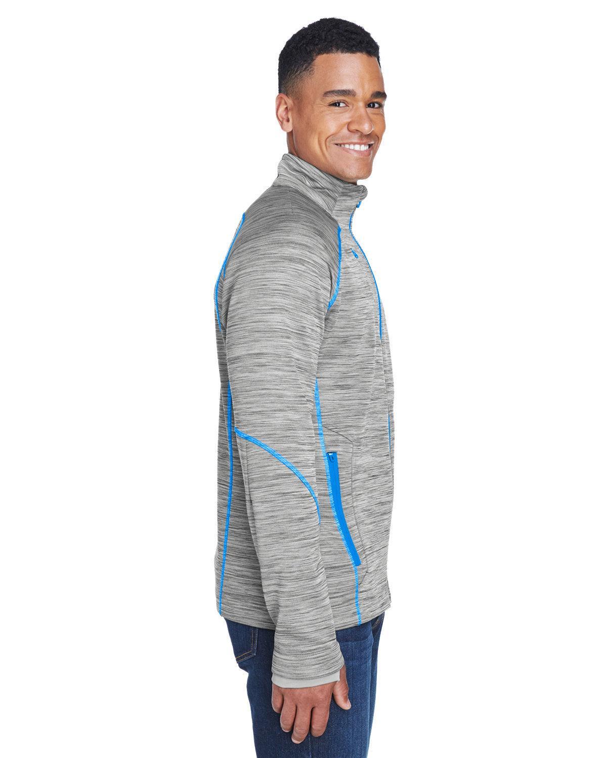 no-logo North End Flux Mélange Bonded Fleece Jacket-Men's Jackets-North End-Thread Logic