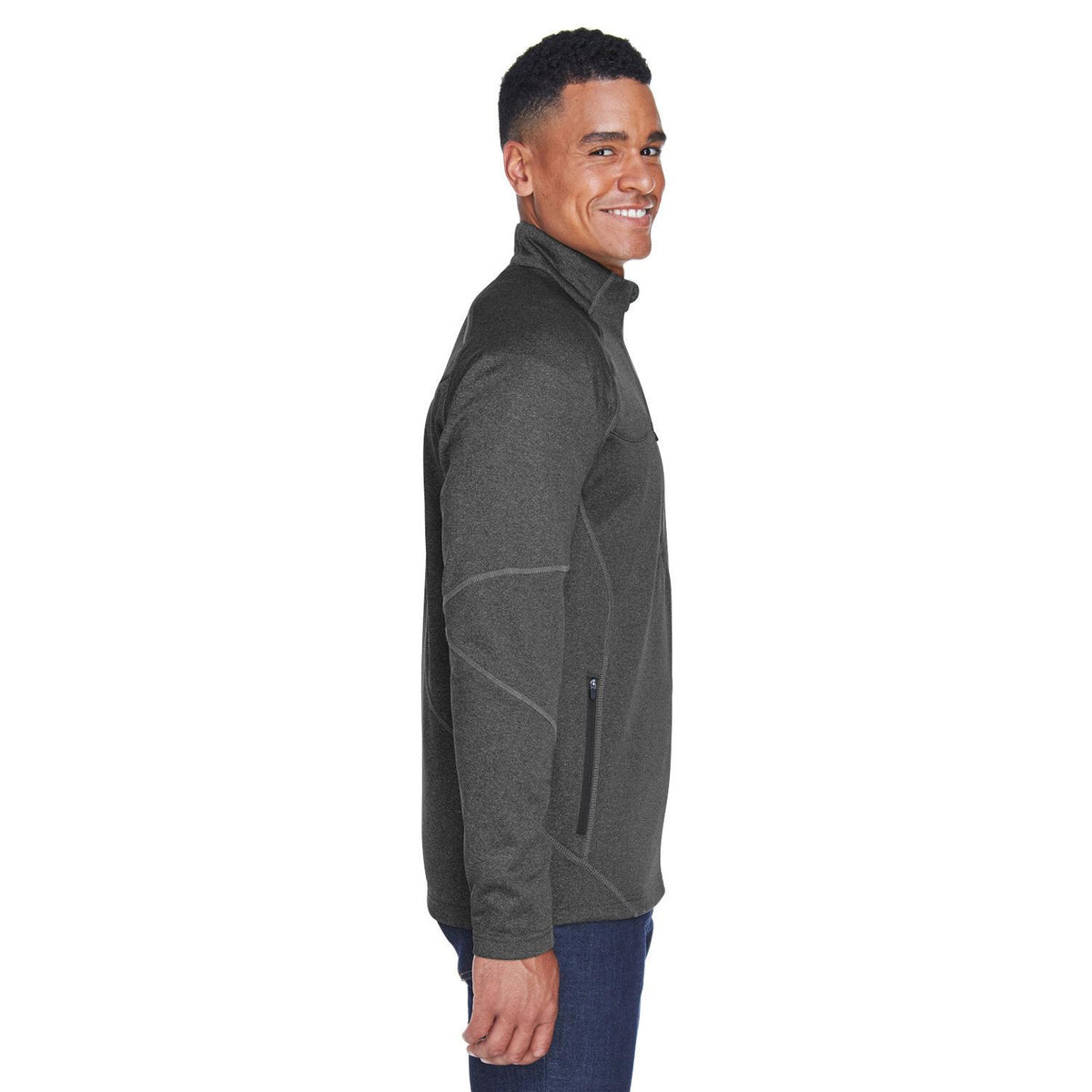 no-logo North End Gravity Performance Fleece Jacket-Men's Jackets-North End-Thread Logic