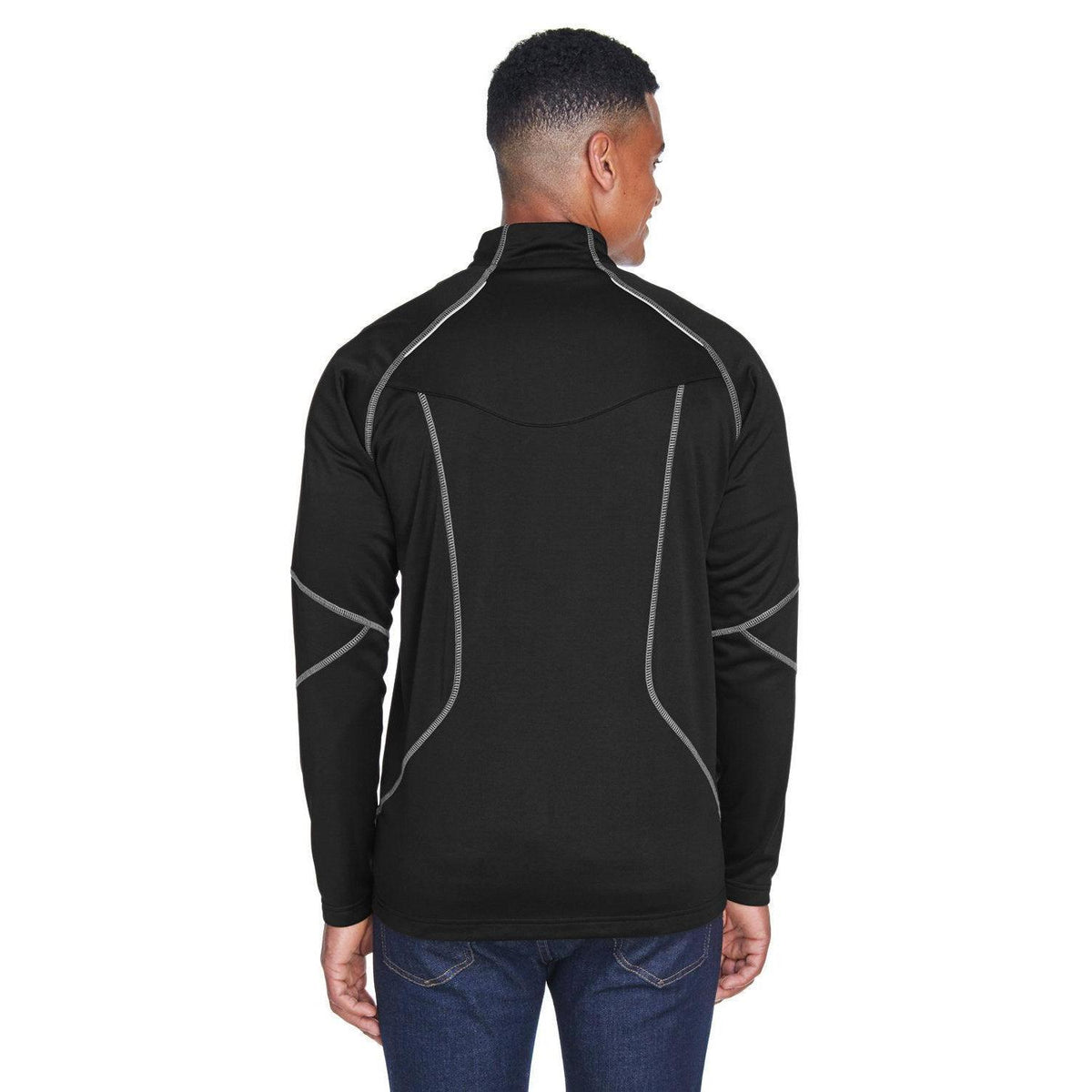 no-logo North End Gravity Performance Fleece Jacket-Men's Jackets-North End-Thread Logic