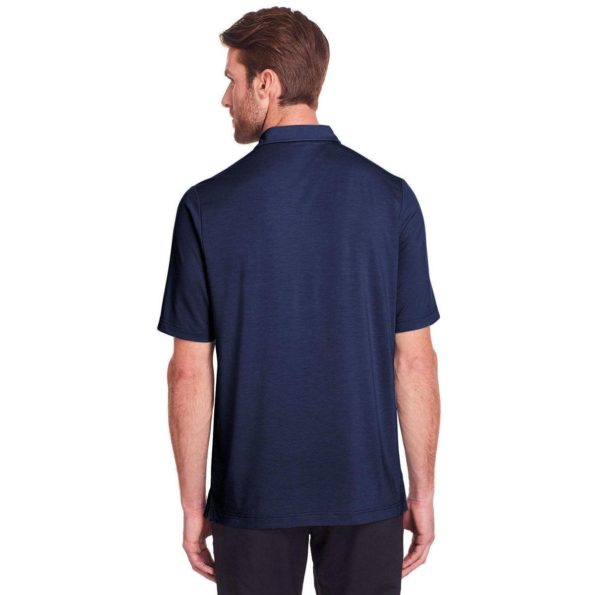 no-logo North End Jaq Snap-Up Stretch Performance Polo-Men's Polos-North End-Thread Logic