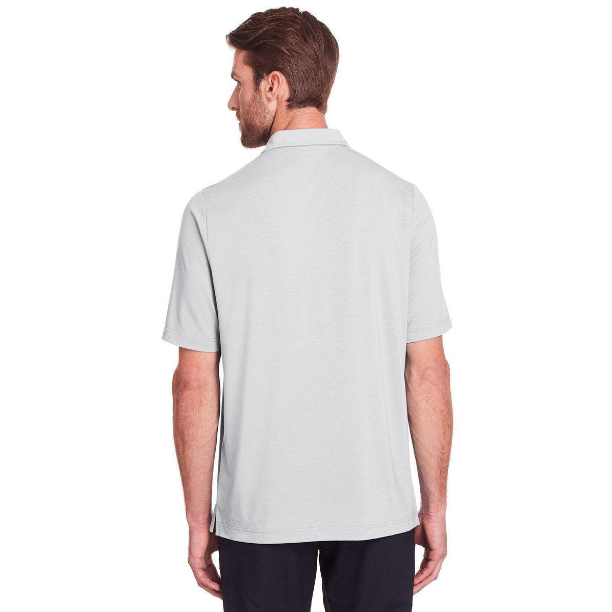 no-logo North End Jaq Snap-Up Stretch Performance Polo-Men's Polos-North End-Thread Logic