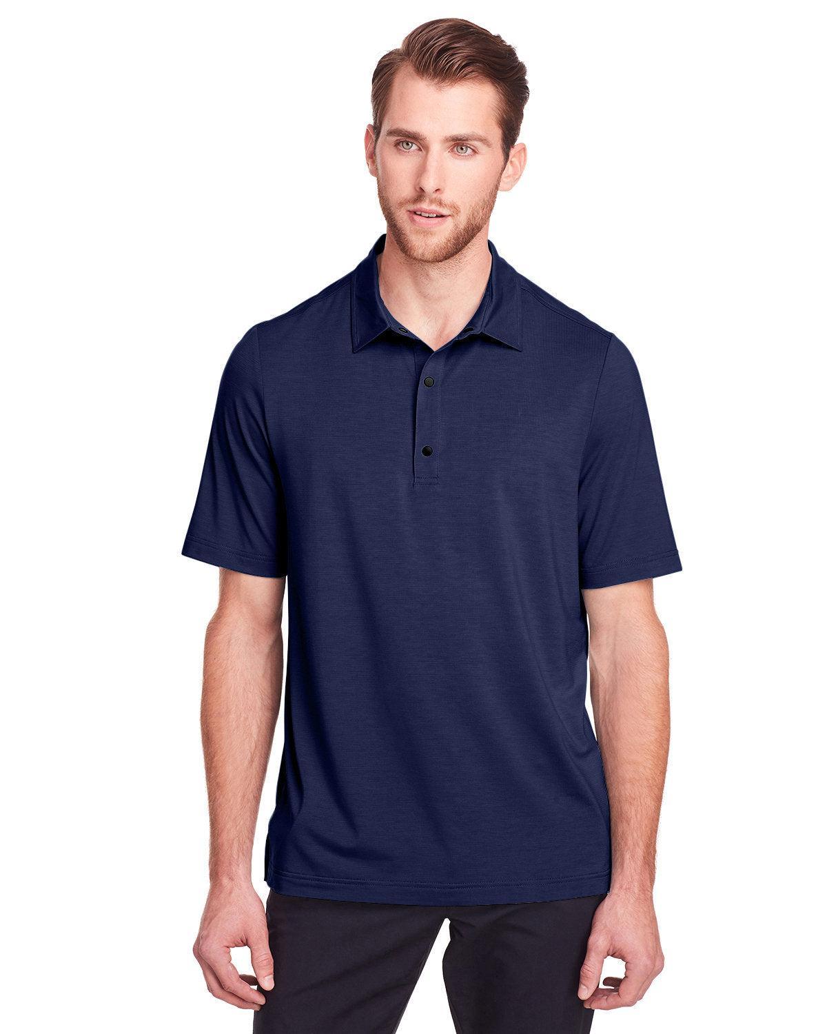 North End Jaq Snap-Up Stretch Performance Polo-Men's Polos-North End-Classic Navy-S-Thread Logic