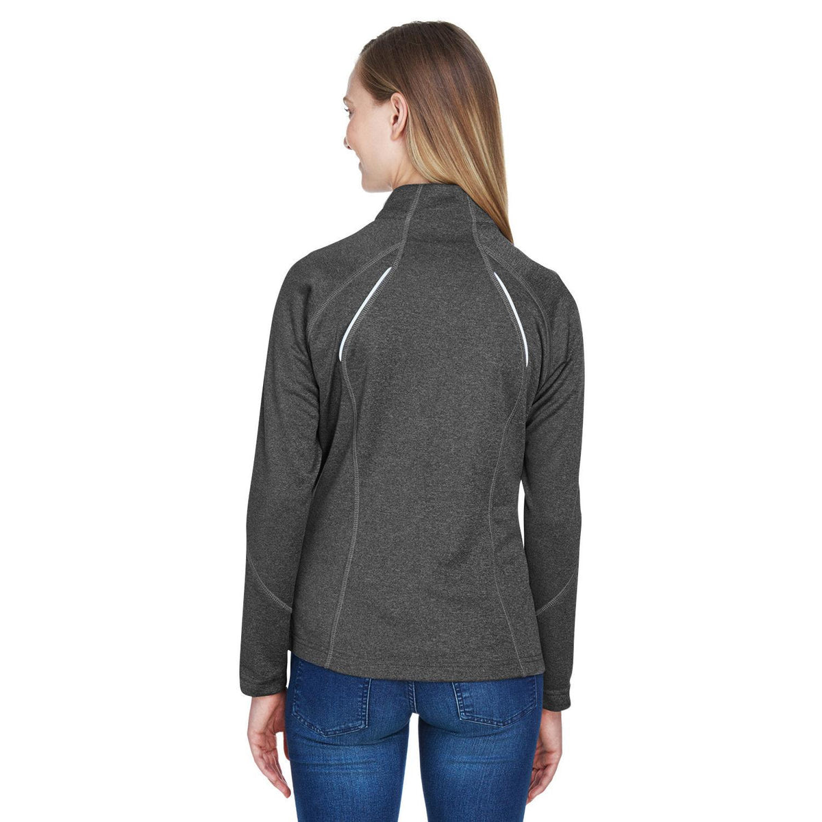 no-logo North End Ladies Gravity Performance Fleece Jacket-Ladies Jackets-North End-Thread Logic