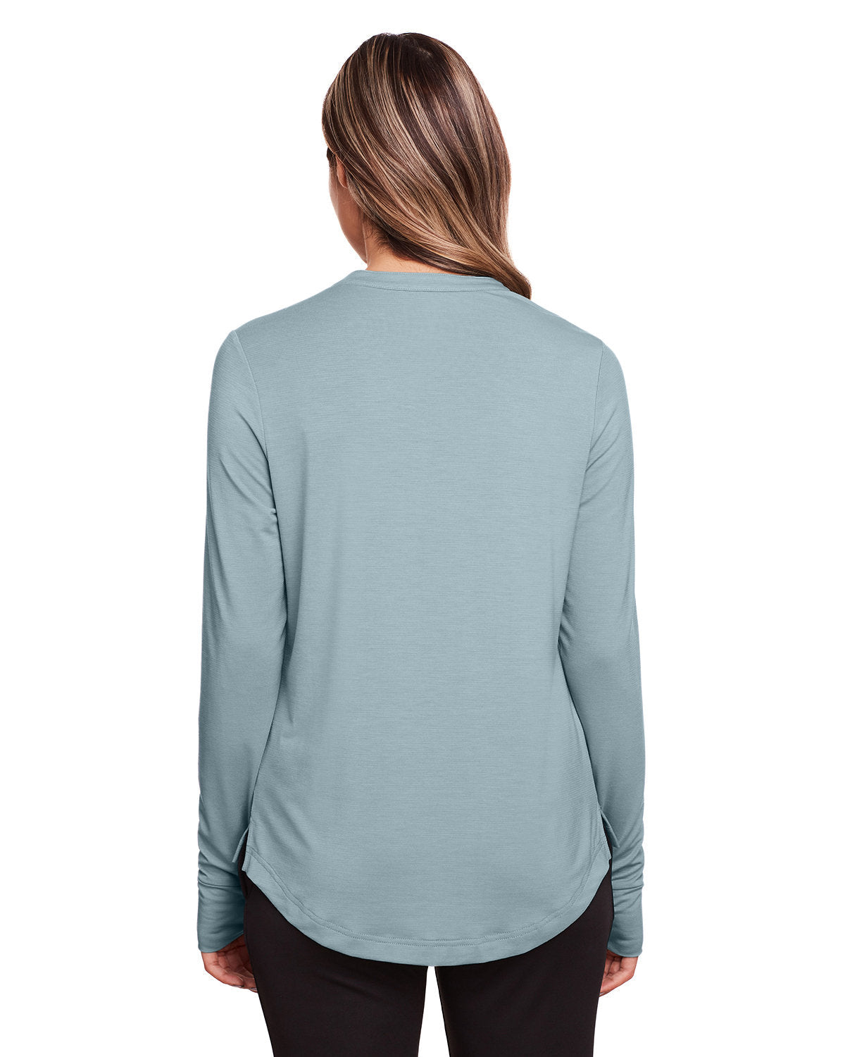 no-logo North End Ladies Jaq Snap-Up Stretch Performance Pullover-Ladies Layering-North End-Thread Logic
