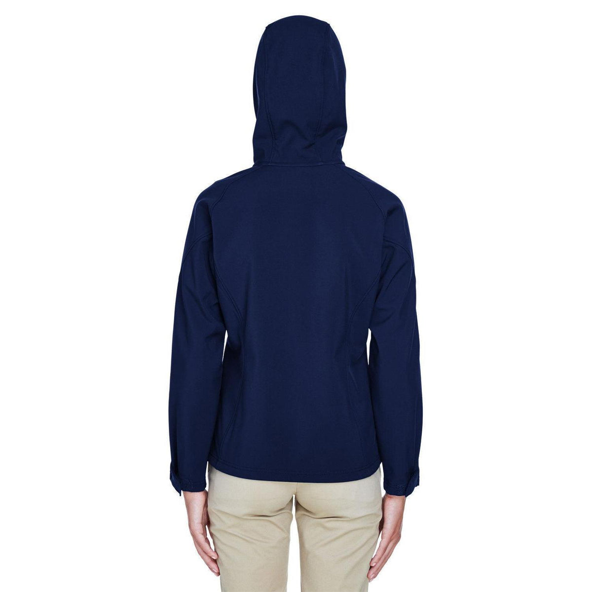 no-logo North End Ladies Prospect Two-Layer Fleece Bonded Soft Shell Hooded Jacket-Ladies Jackets-North End-Thread Logic