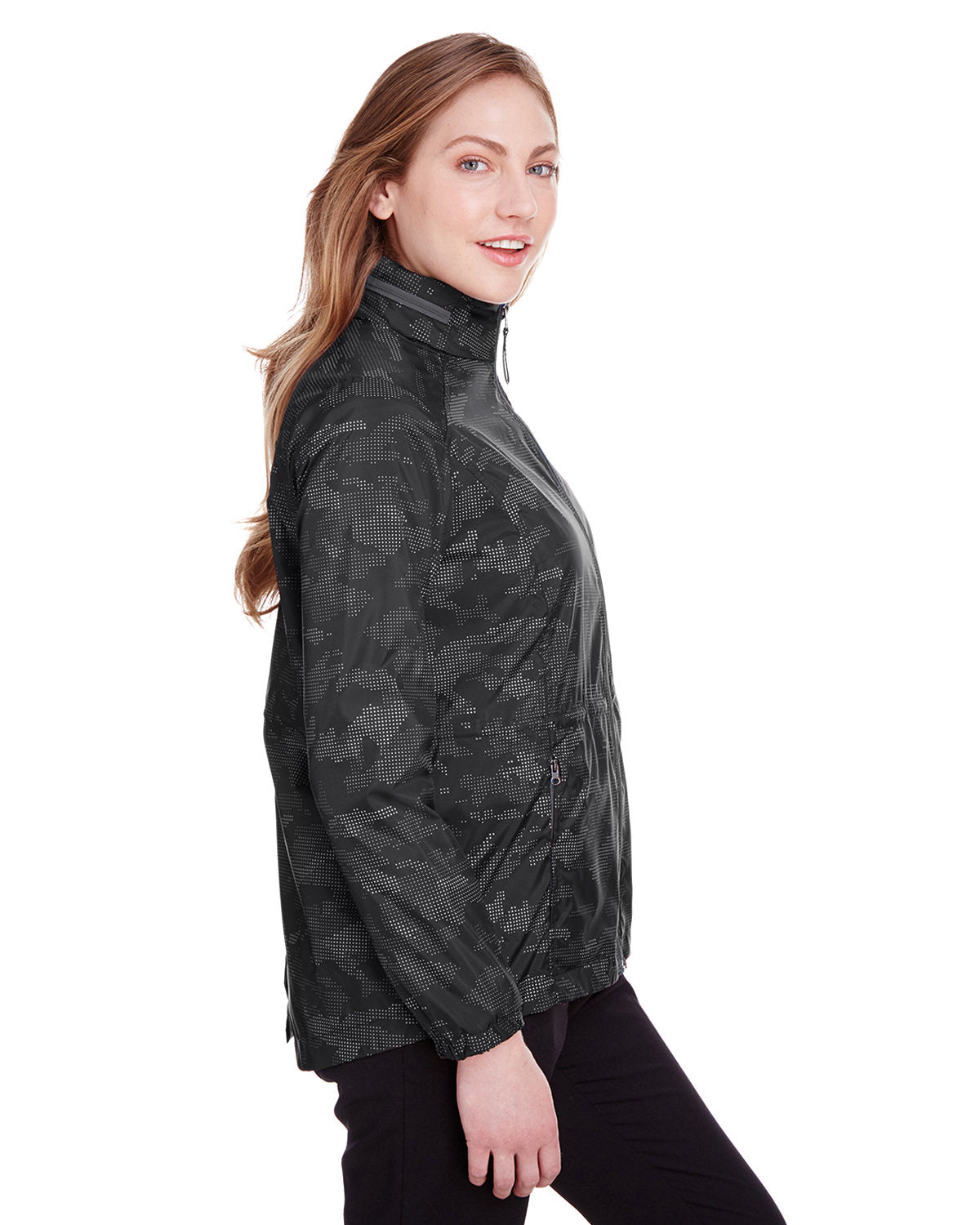 no-logo North End Ladies Rotate Reflective Jacket-Ladies Jackets-North End-Thread Logic