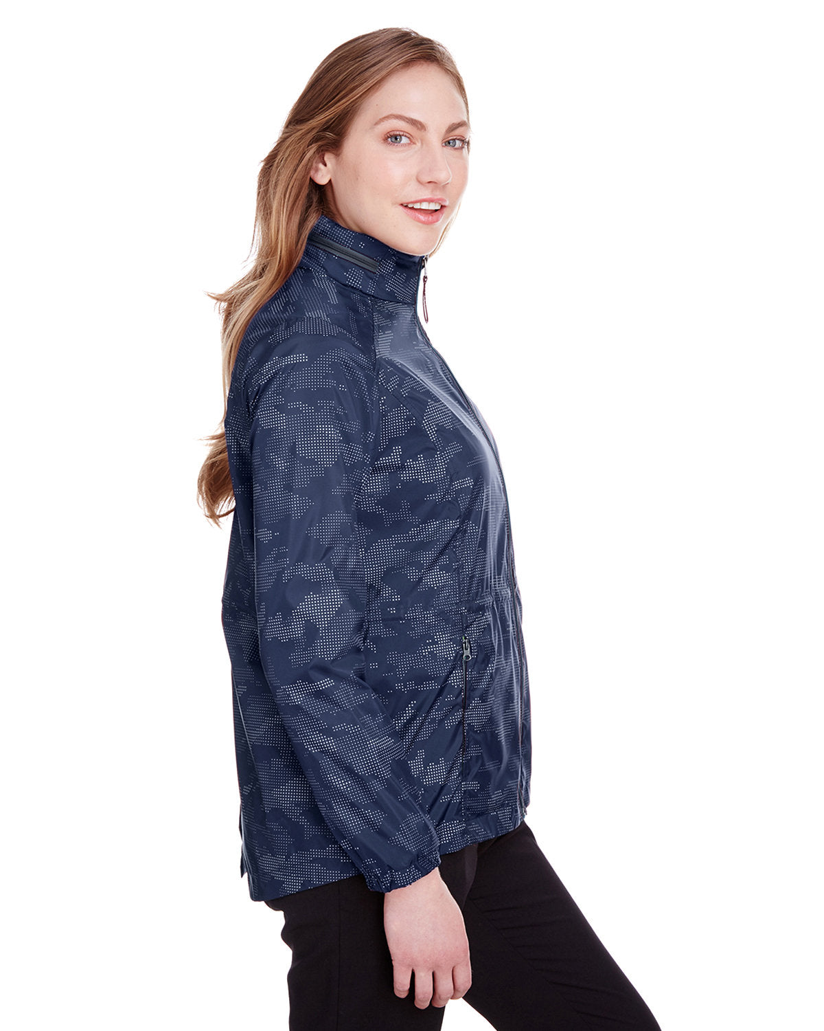 no-logo North End Ladies Rotate Reflective Jacket-Ladies Jackets-North End-Thread Logic
