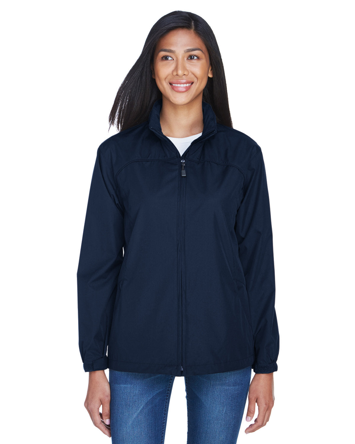 North End Ladies Techno Lite Jacket-Ladies Jackets-North End-Navy-XS-Thread Logic