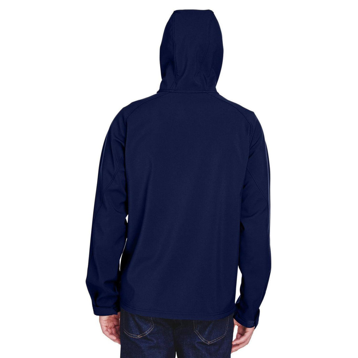 no-logo North End Prospect Two-Layer Fleece Bonded Soft Shell Hooded Jacket-Men's Jackets-North End-Thread Logic