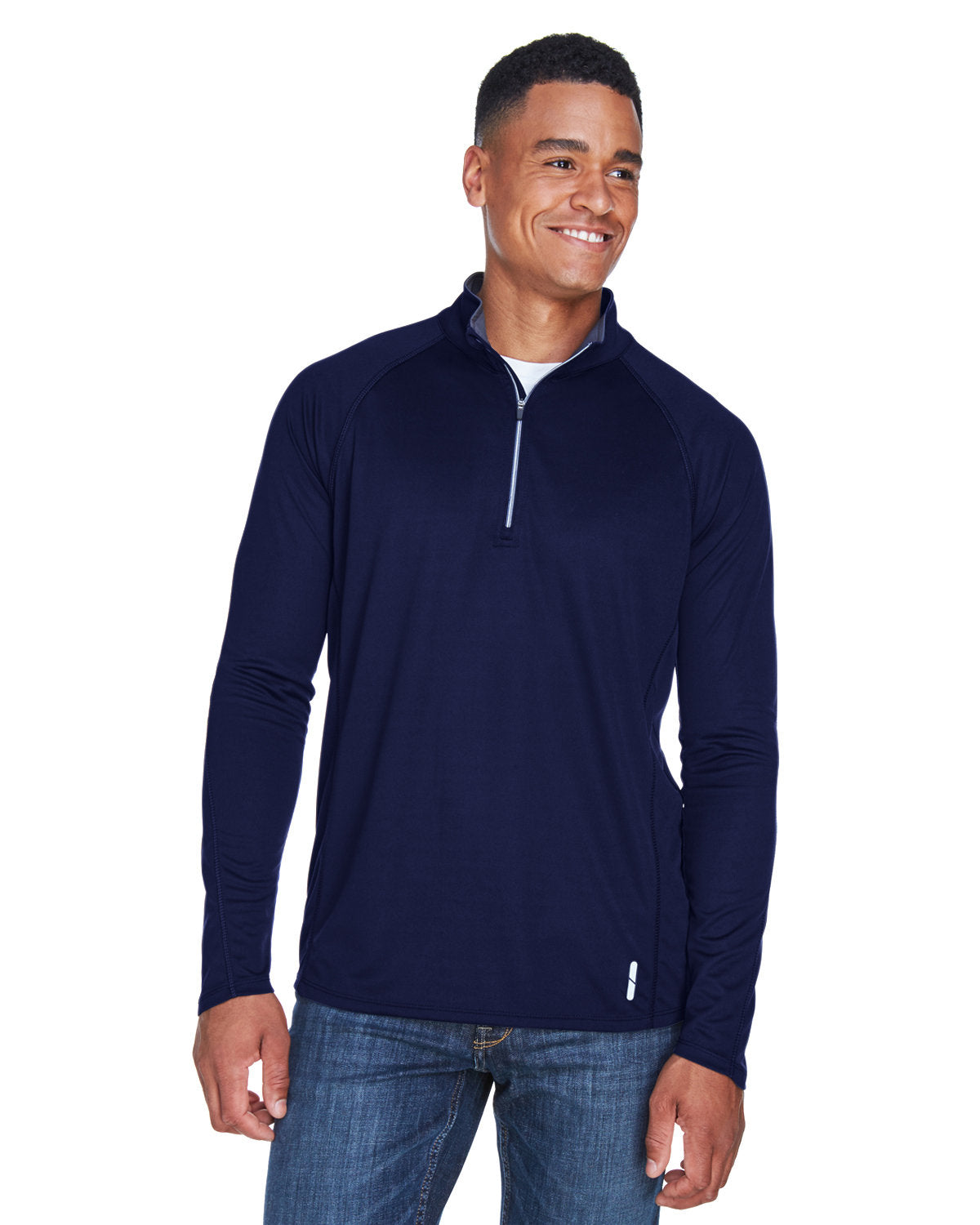 North End Radar Performance Quarter-Zip-Men's Layering-North End-Classic Navy-S-Thread Logic
