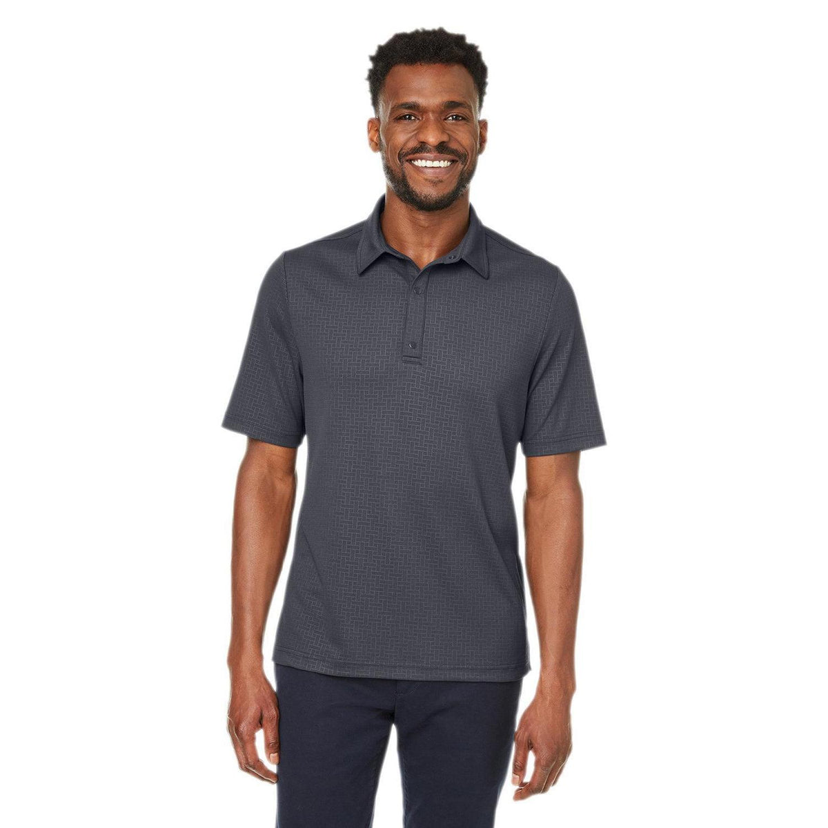 no-logo North End Replay Recycled Polo-Men's Polos-North End-Carbon-S-Thread Logic