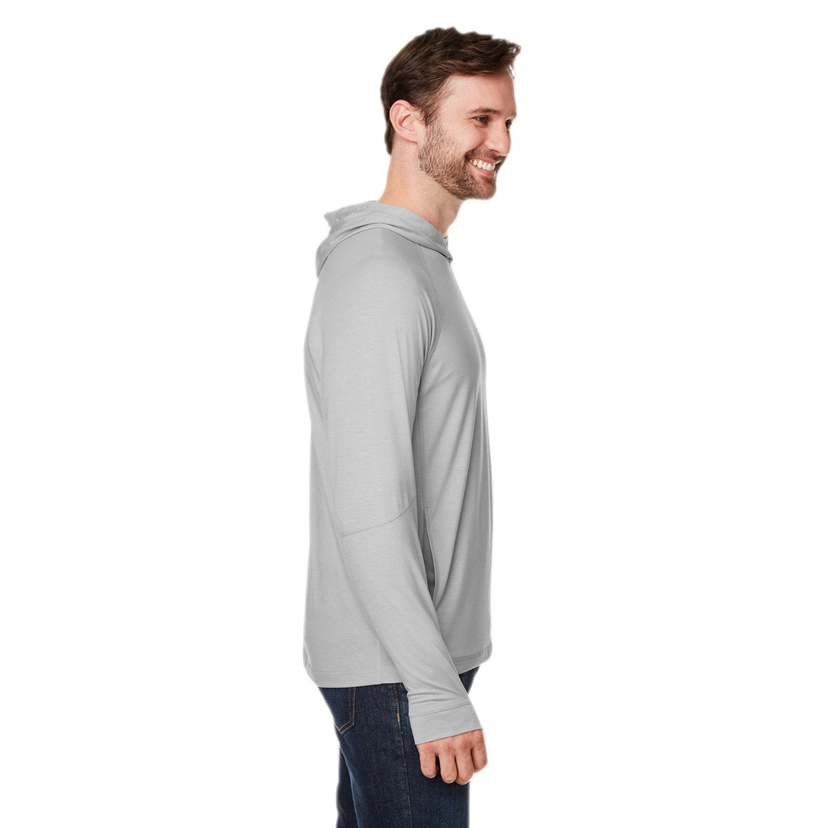 no-logo North End Unisex JAQ Stretch Performance Hoodie-Men's Layering-North End-Thread Logic