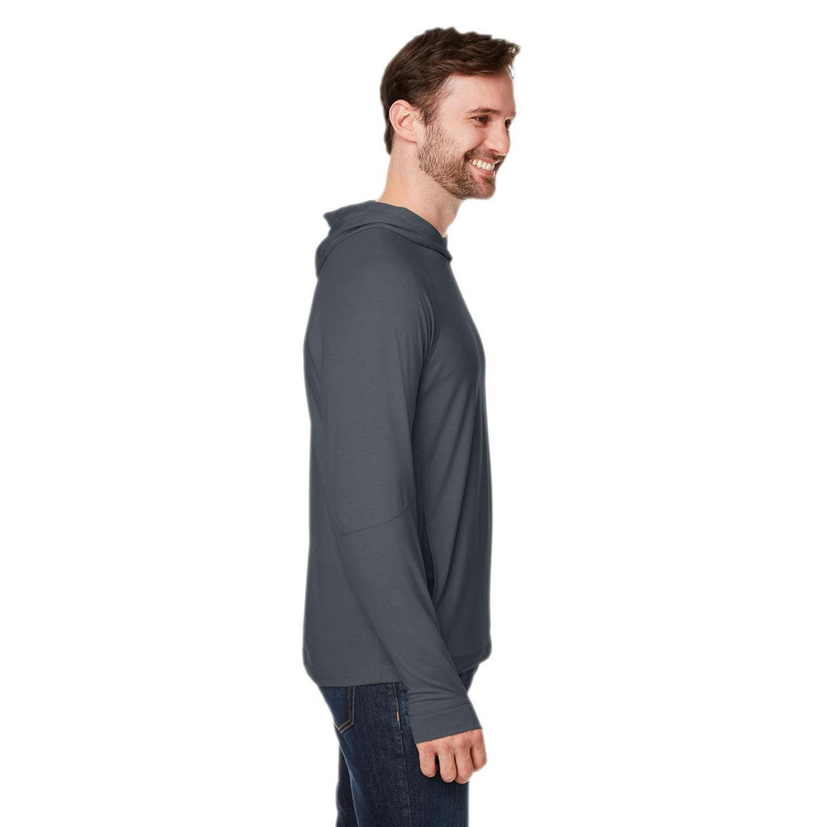 no-logo North End Unisex JAQ Stretch Performance Hoodie-Men's Layering-North End-Thread Logic