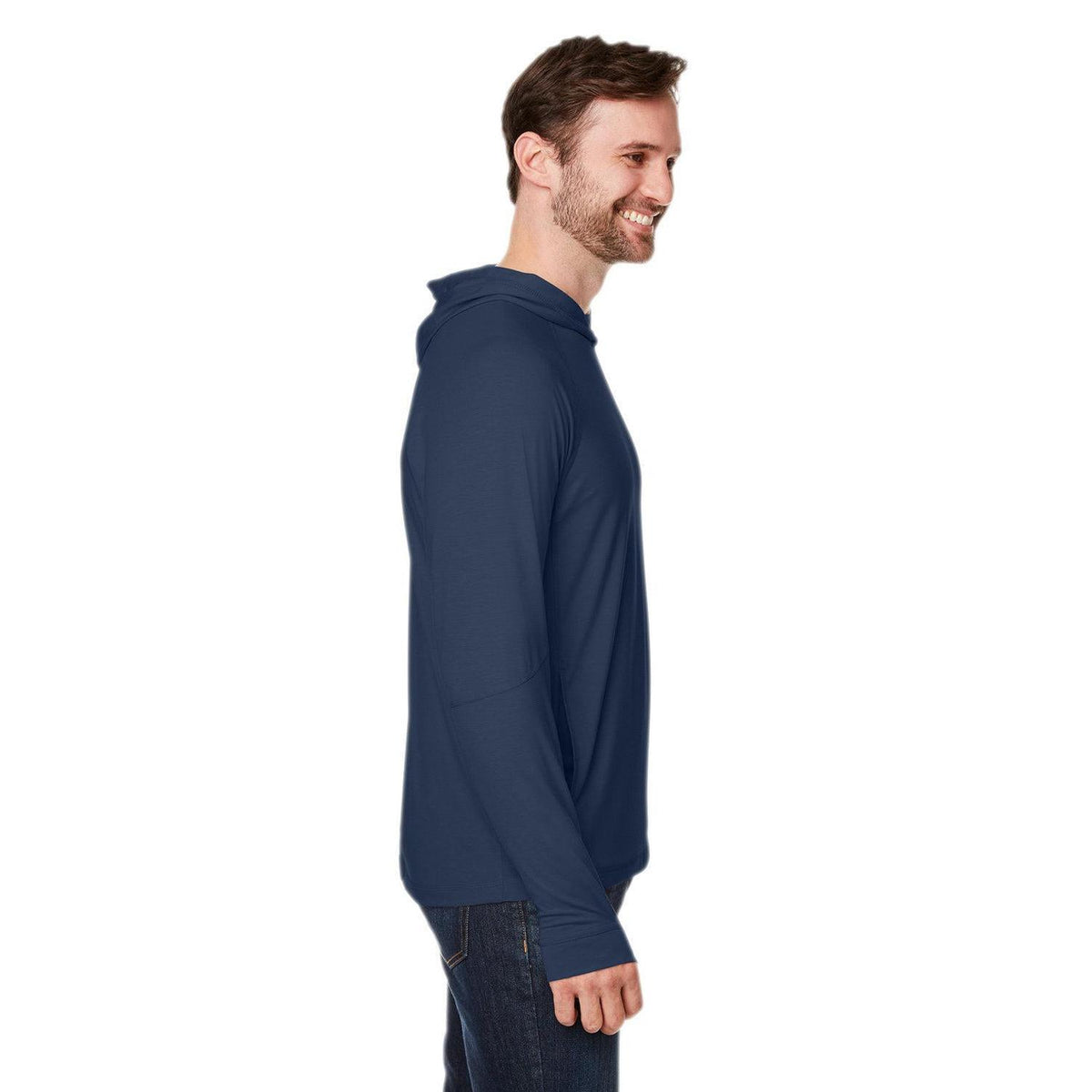 no-logo North End Unisex JAQ Stretch Performance Hoodie-Men's Layering-North End-Thread Logic