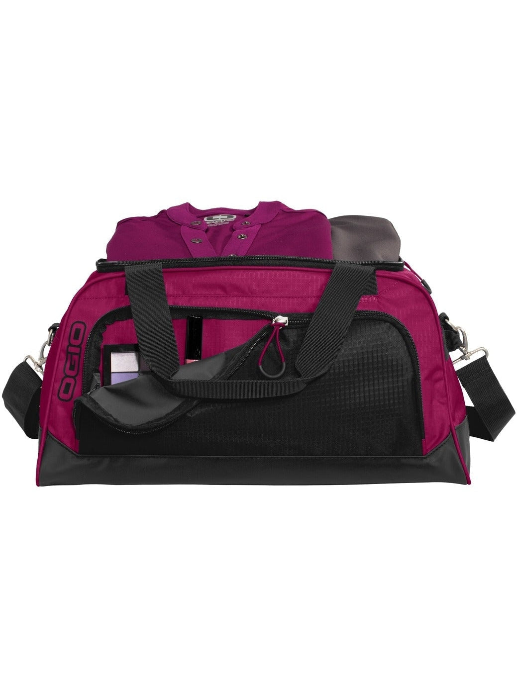 no-logo OGIO Breakaway Duffel-Regular-OGIO-Flush Pink/Black-Thread Logic