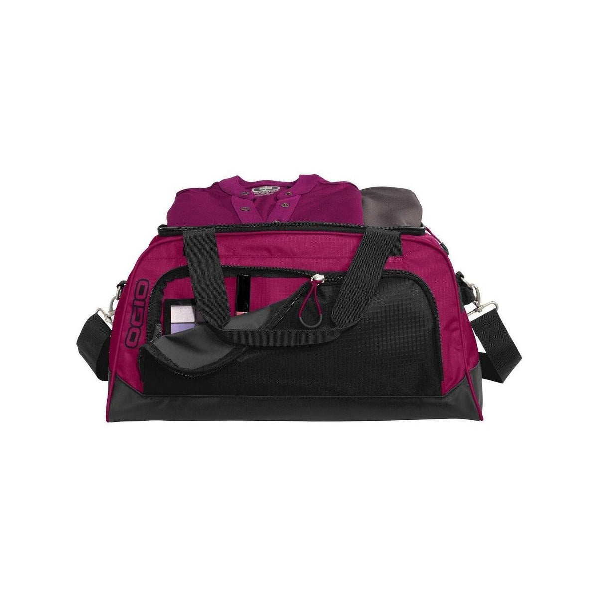 no-logo OGIO Breakaway Duffel-Regular-OGIO-Flush Pink/Black-Thread Logic