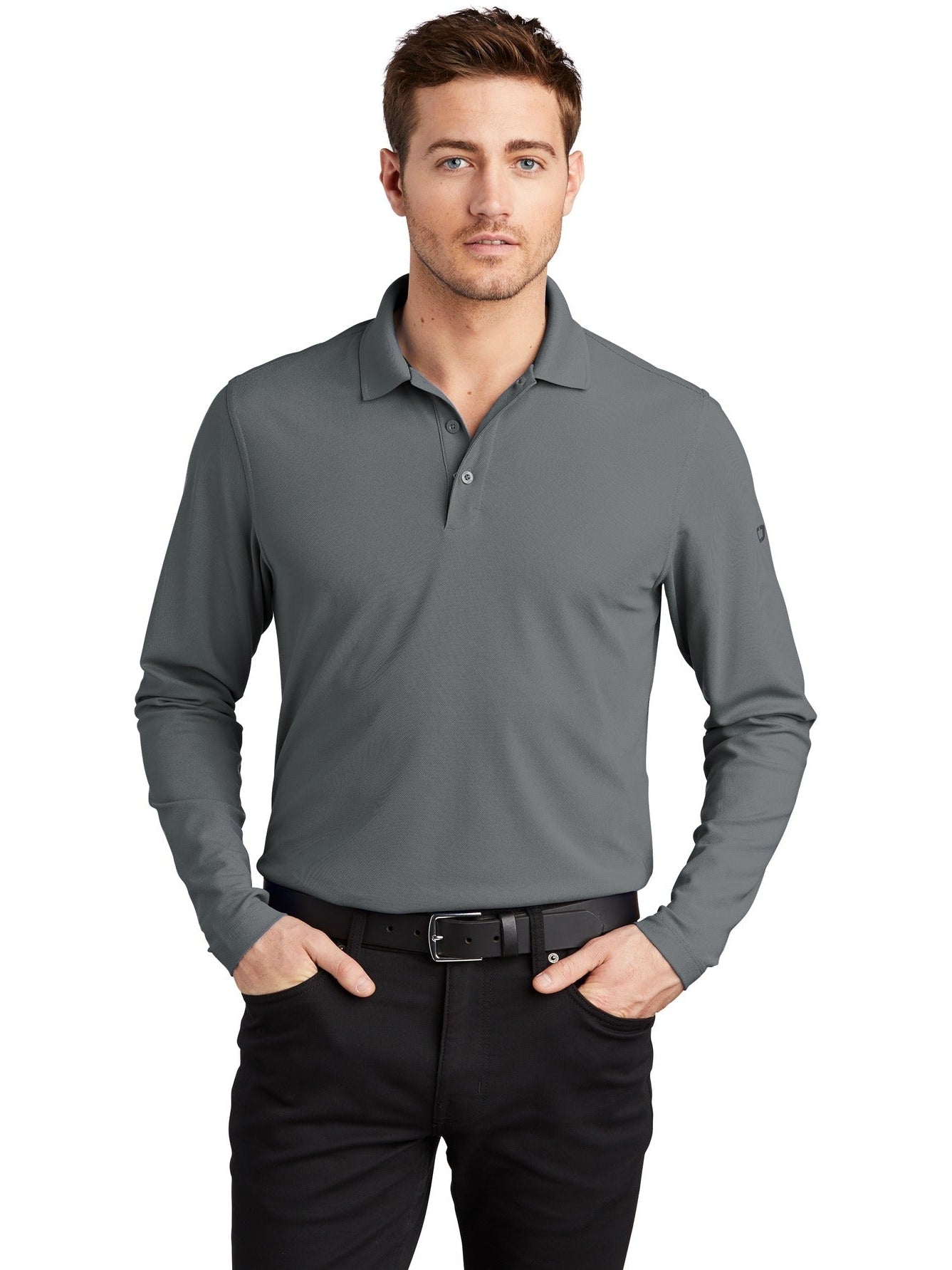 no-logo OGIO Caliber 2.0 Long Sleeve Polo-Regular-OGIO-Thread Logic