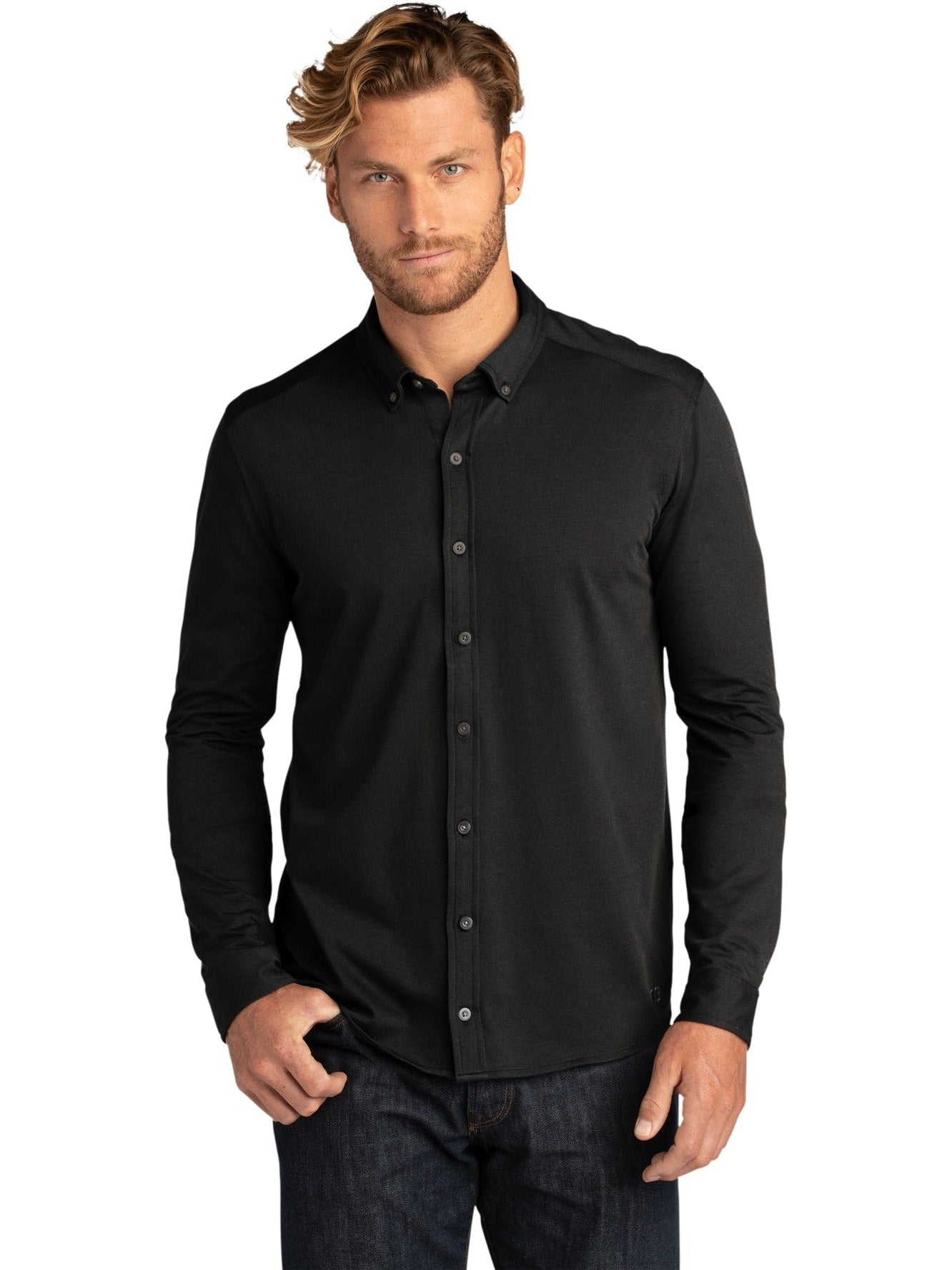 no-logo OGIO Code Stretch Long Sleeve Button-Up-Regular-OGIO-Thread Logic