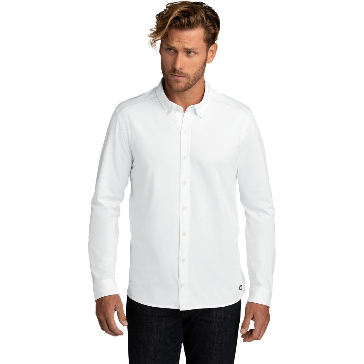 no-logo OGIO Code Stretch Long Sleeve Button-Up-Regular-OGIO-Thread Logic
