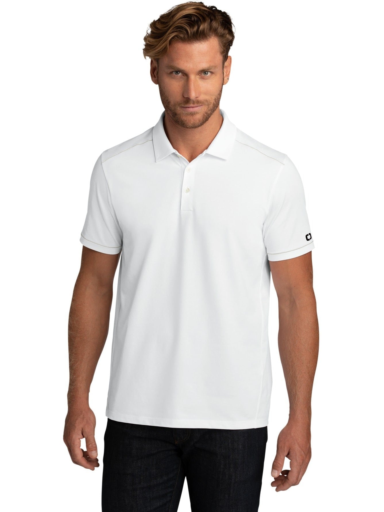 no-logo OGIO Code Stretch Polo-Regular-OGIO-Thread Logic