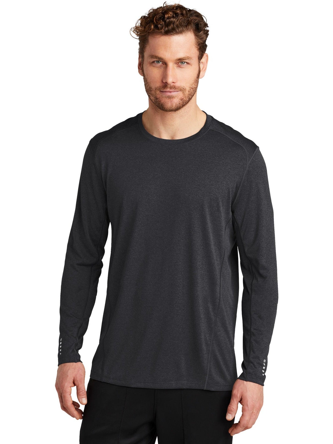 no-logo OGIO ENDURANCE Long Sleeve Pulse Crew-Regular-OGIO-Thread Logic